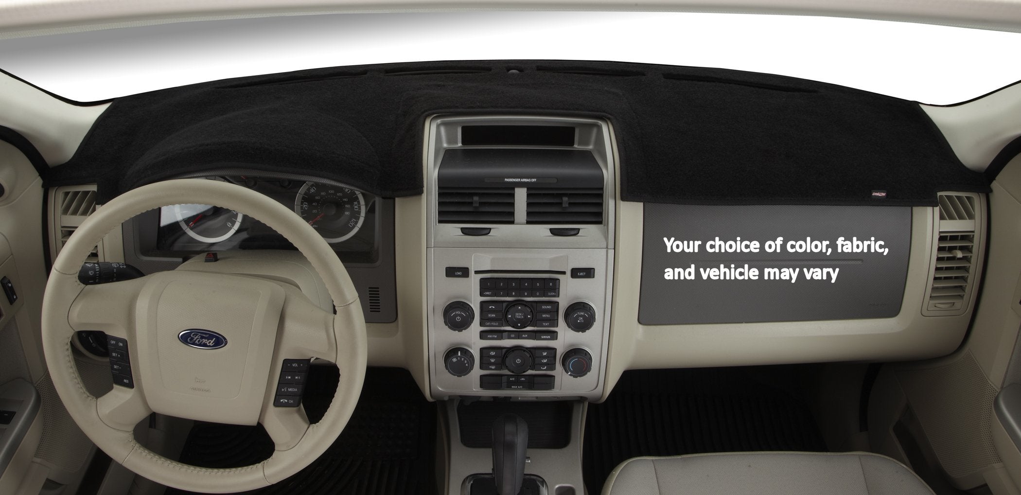 Dashmat Dash Board Cover, Black