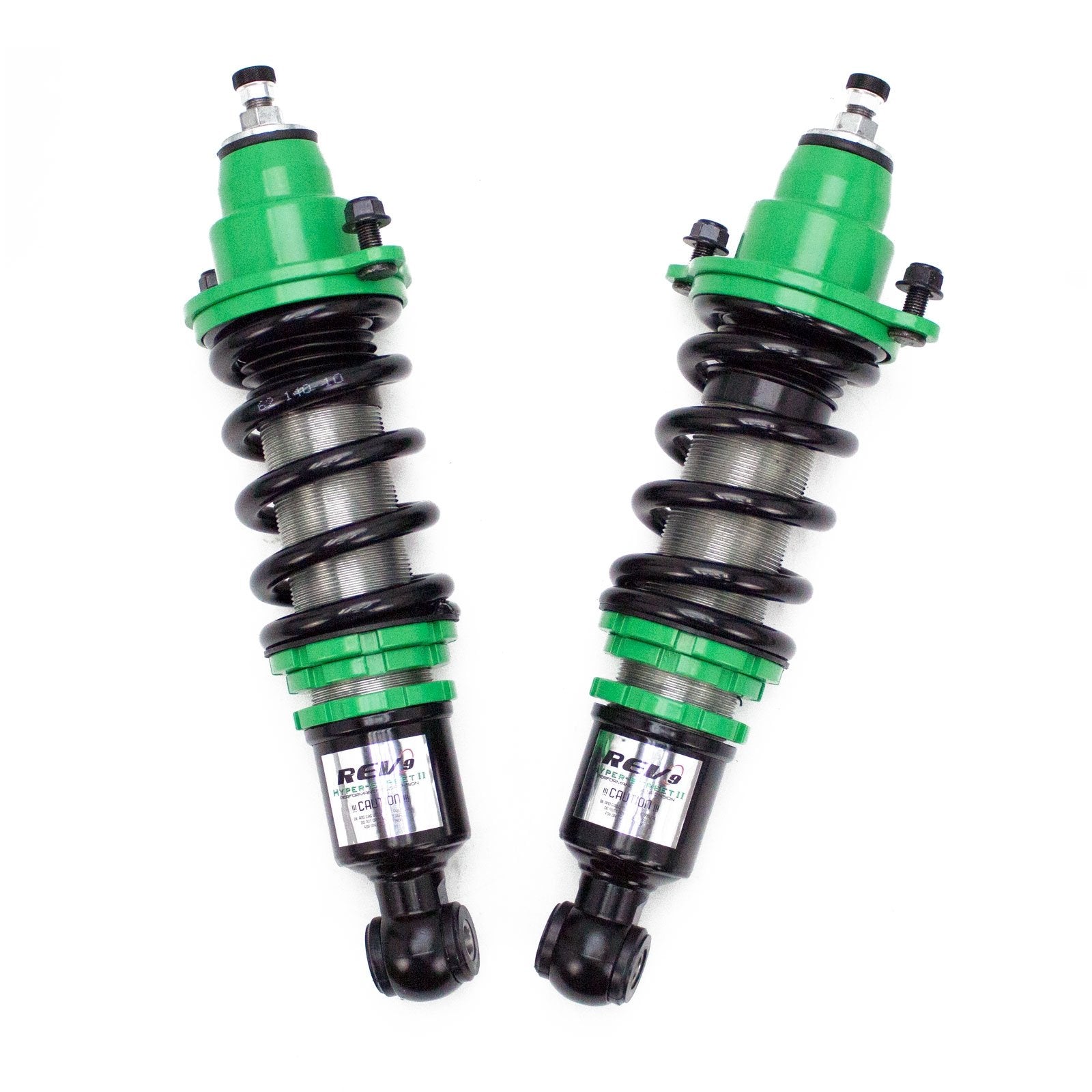 Rev9 R9-HS2-013_2 Hyper-Street II Coilover Suspension Lowering Kit, Mono-Tube Shock w/ 32 Click Rebound Setting, Full Length Adj
