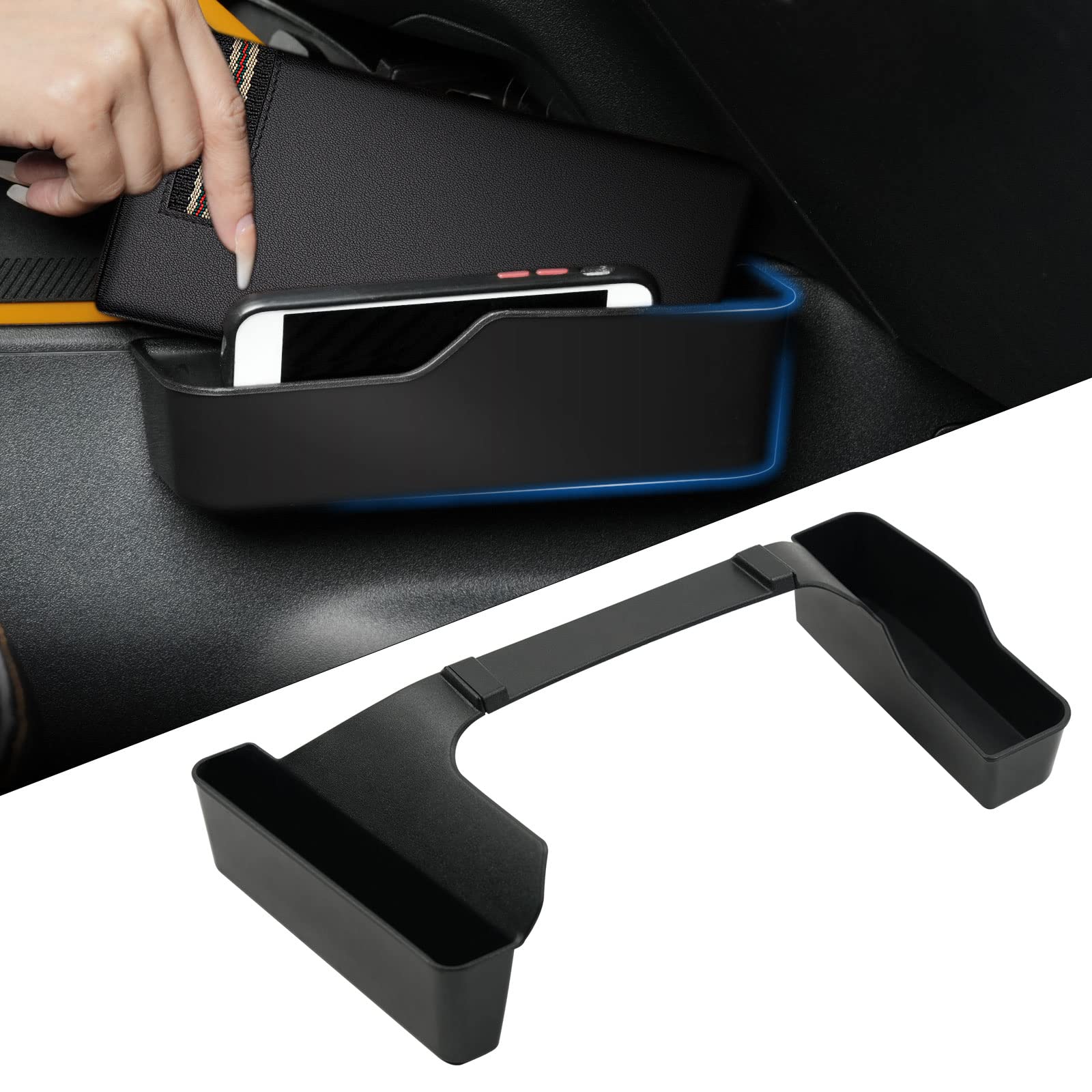 LitMiRaCle Center Console Gear Shift Organizer Tray Compatible with Ford Bronco 2021 2022 2023 2/4 Door, Center Console Gear Sid