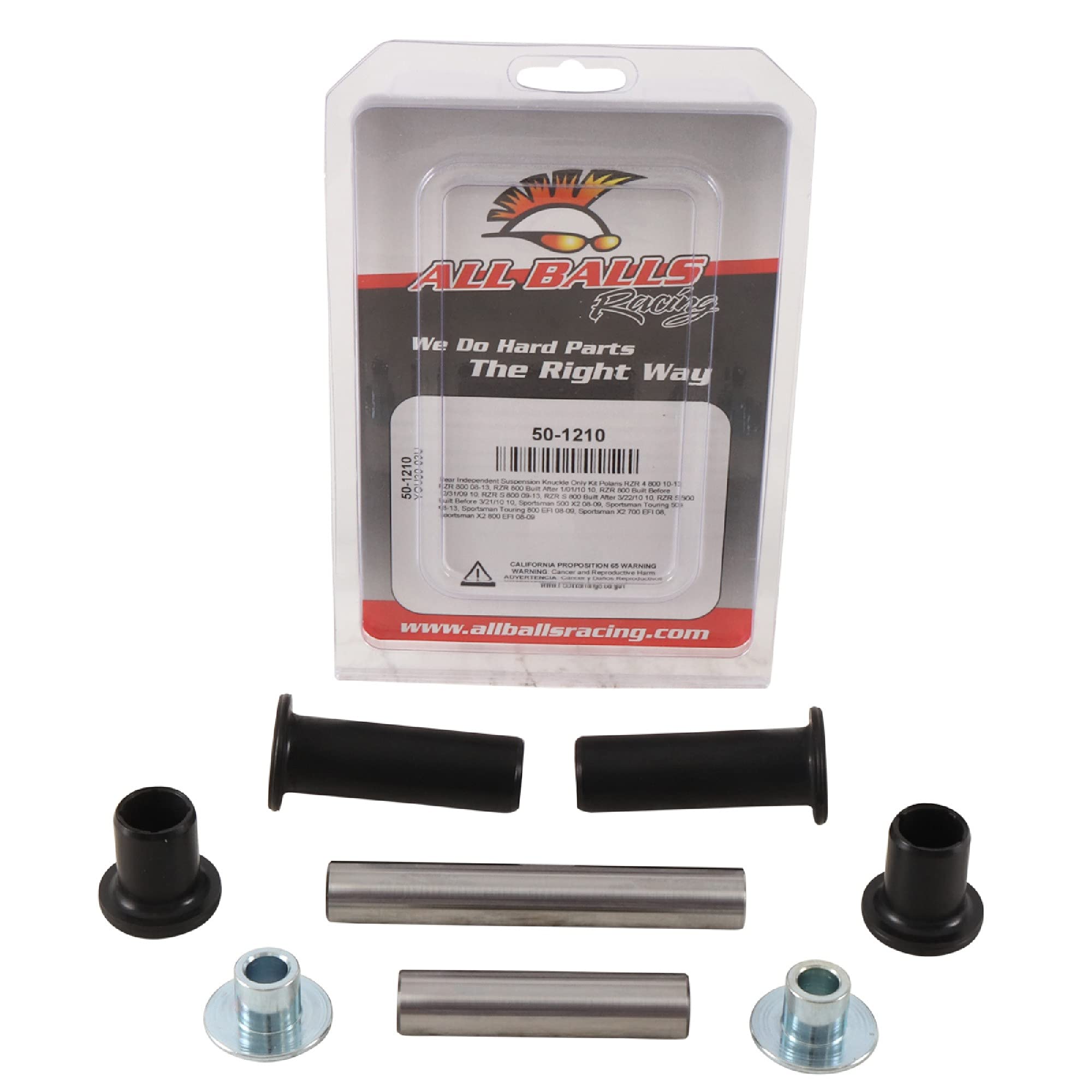 All Balls Rear Independent Knuckle Side Kit 50-1210 for Polaris RZR 800 (2010-2013) - Multi Metal Replacement Parts