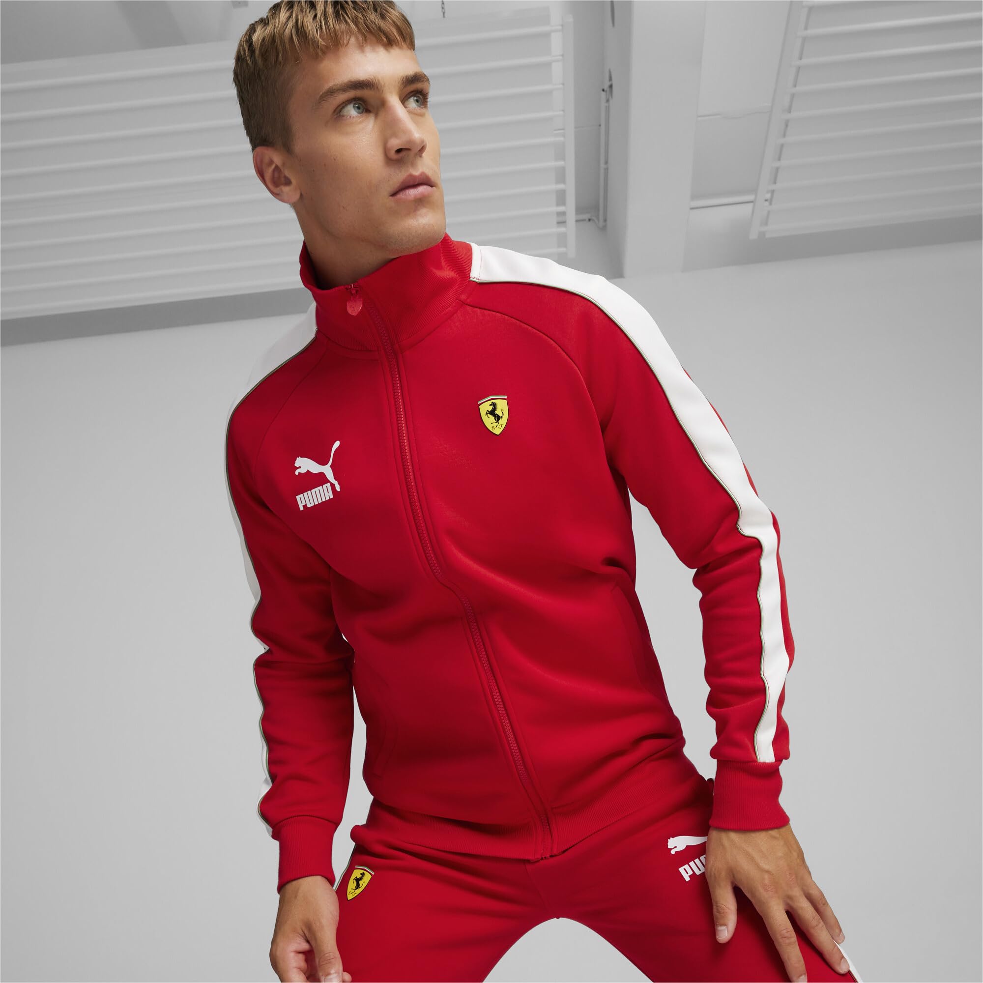 PUMA Mens Scuderia Ferrari Race Mt7 Track Jacket, Rosso Corsa-ss24, XX-Large US