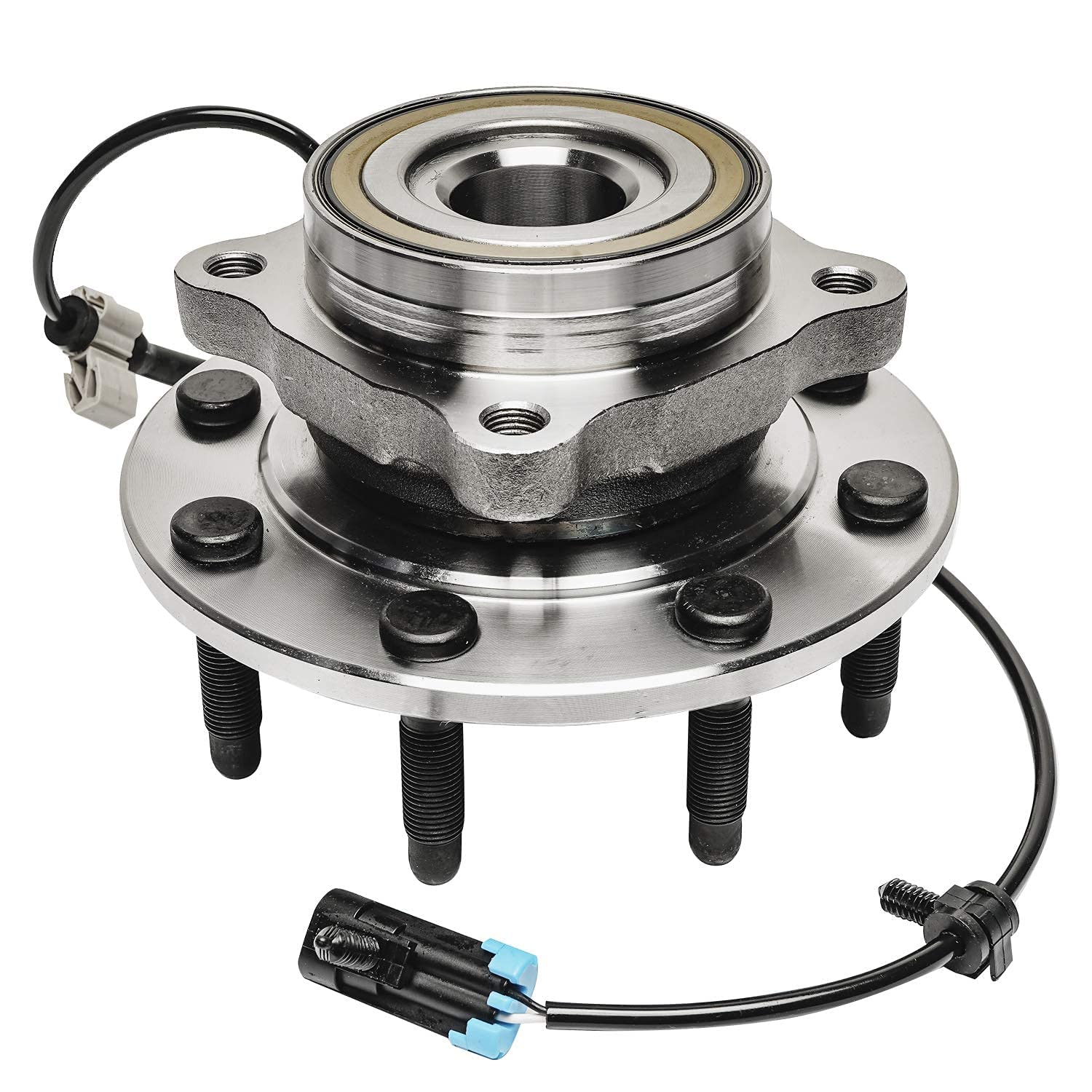 Detroit Axle - 4Wd Front Wheel Bearing Hubs For Silverado Sierra 2500 Hd 3500 Chevy Avalanche Suburban Gmc Yukon Xl 2500 Hummer