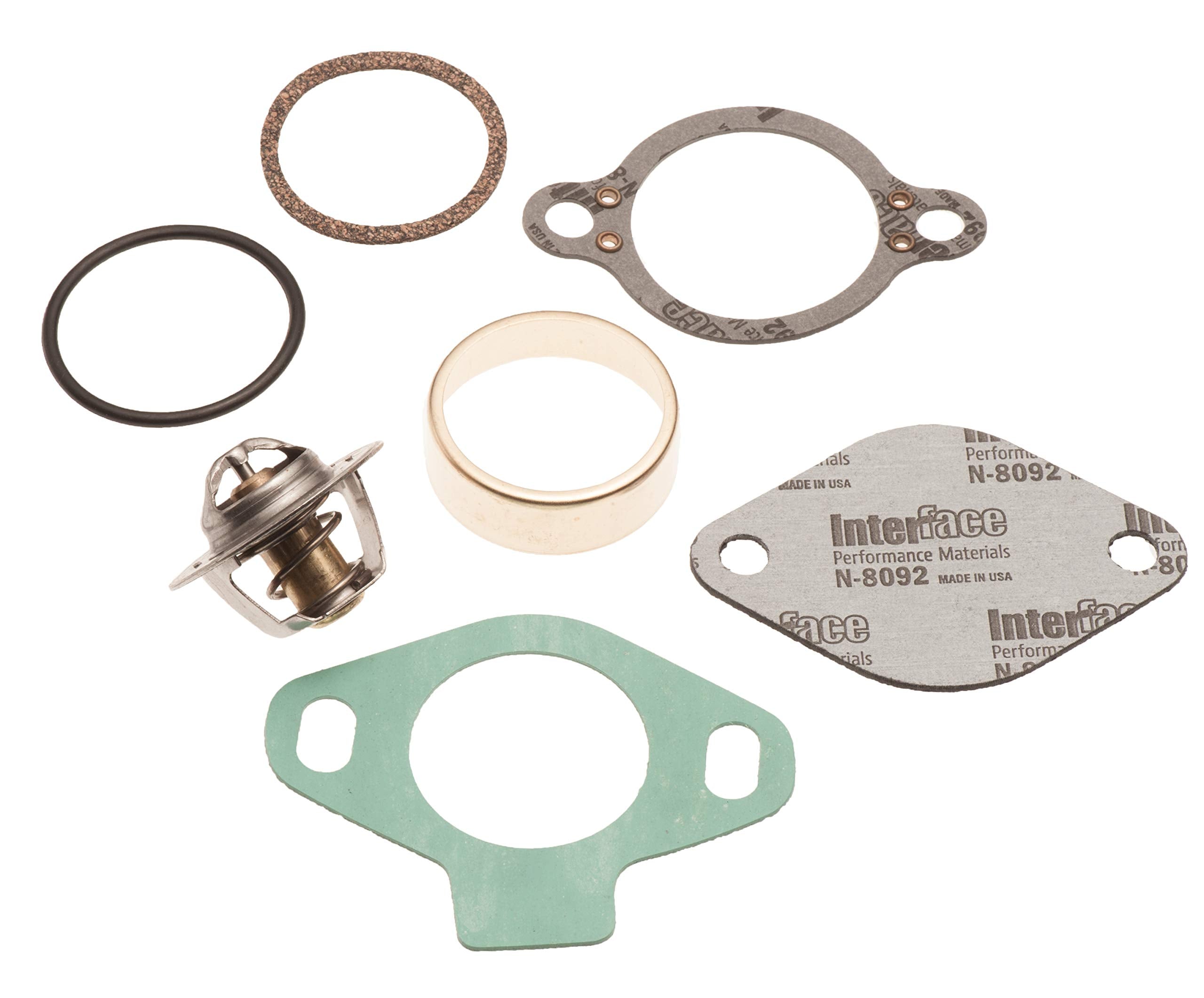 TITAN 757 PERFORMANCE Thermostat Kit W/Sleeve for Mercruiser 140 Degree 4.3 5.0 5.7 7.4 8.2 807252Q4