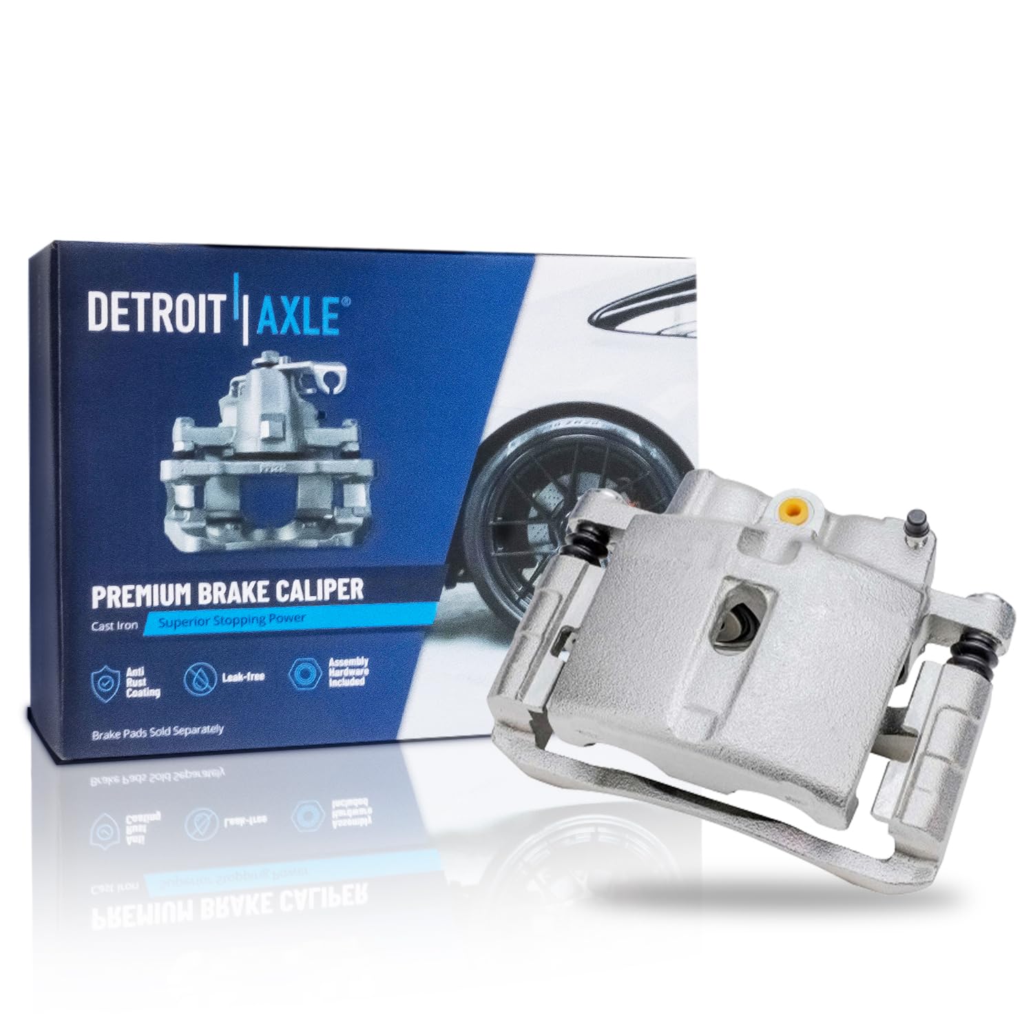 Detroit Axle - Front Right Brake Caliper for 2002-2006 Cadillac Escalade EXT ESV Chevrolet Astro Avalanche Silverado 1500 Tahoe 