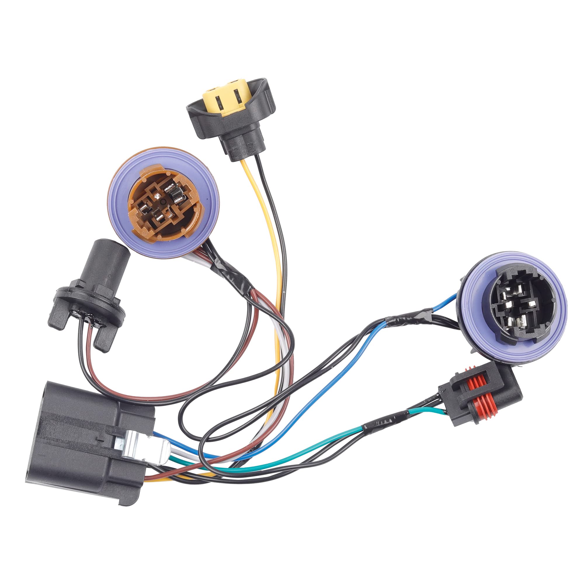 Dasbecan 15950809 Headlight Headlamp Wiring Harness Compatible With Chevy Tahoe Suburban 1500 2500 Avalanche 2007-2014 Gm Suv Re