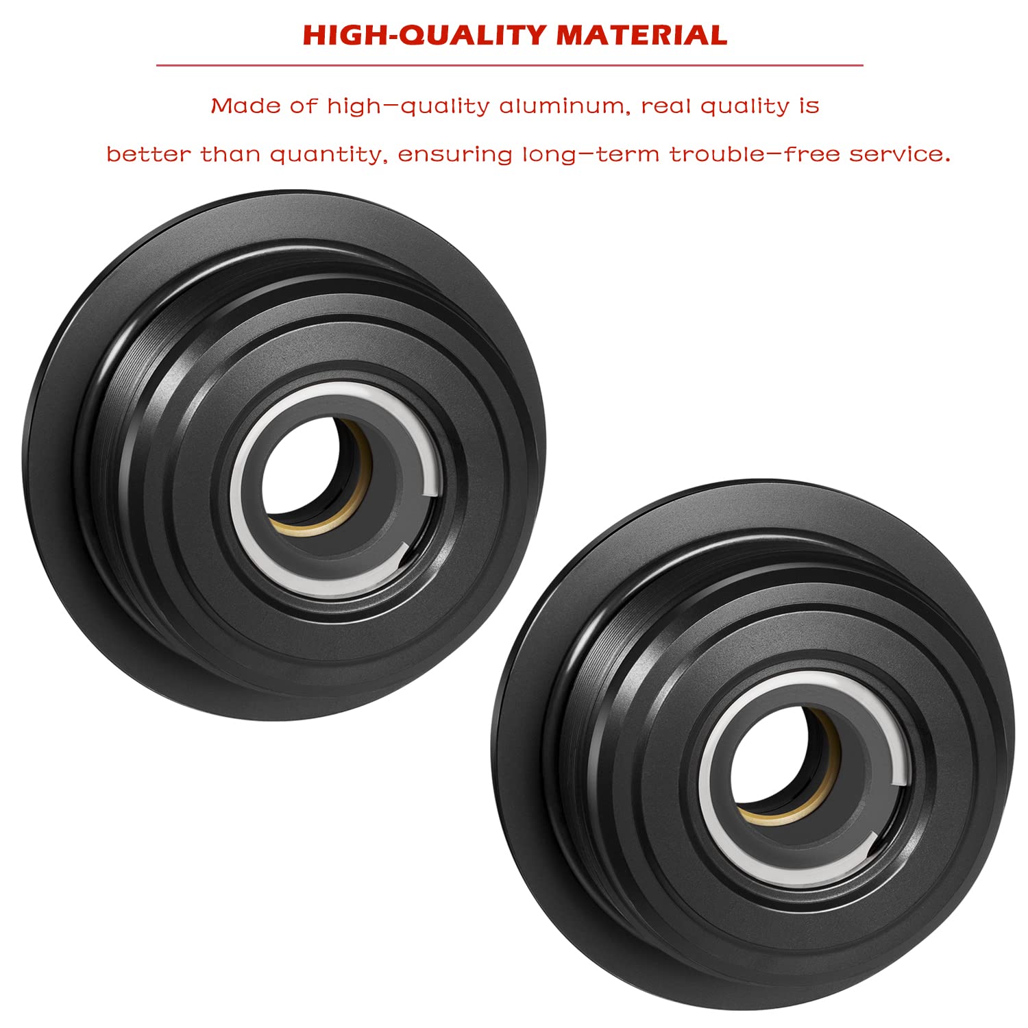 Bonbo Black Outboard Verado Trim Cap, Aluminum, Fits Mercury 8M0118299, 896157A01, 6-Cylinder, 200-300HP, Pack of