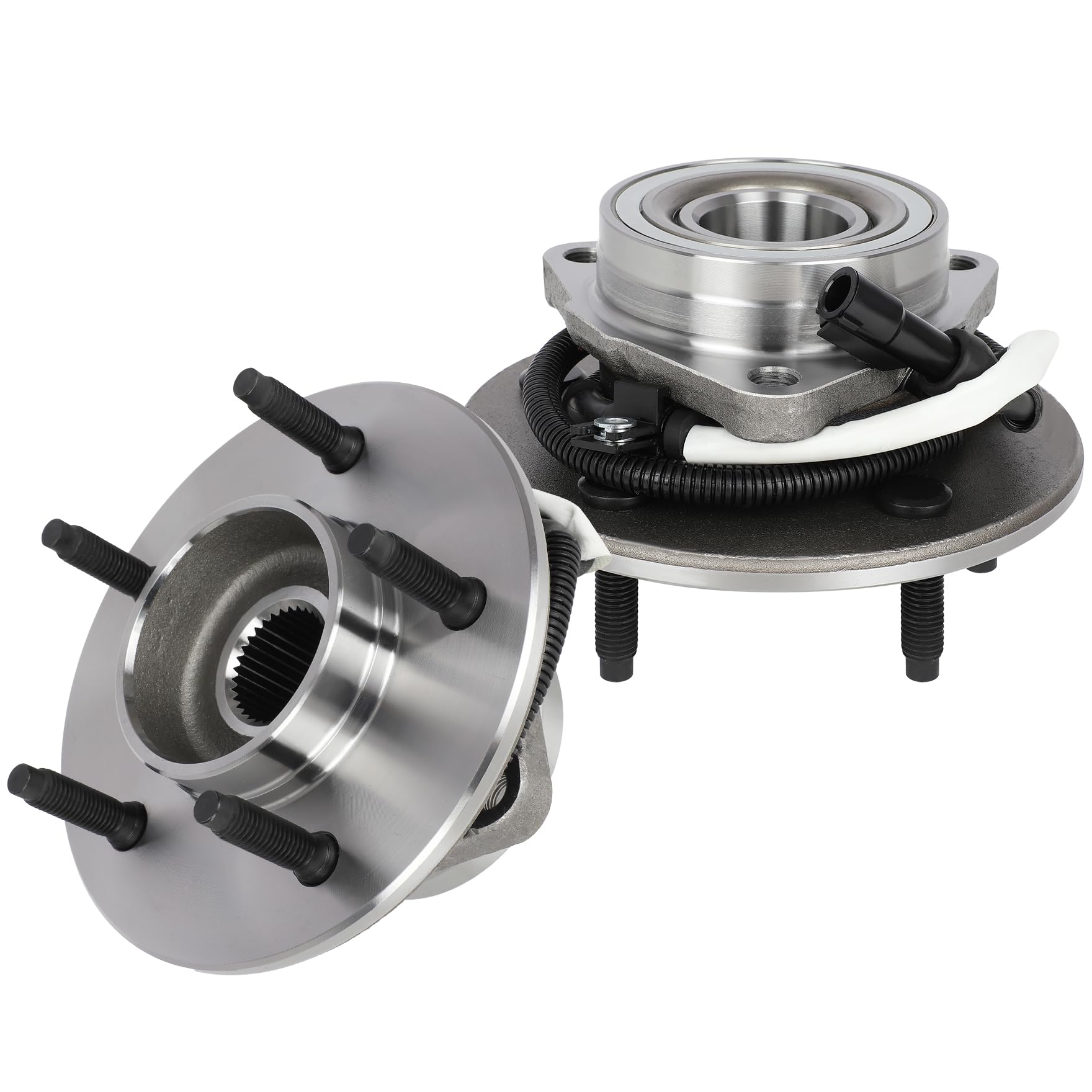 ECCPP Replacement for Wheel Bearing and Hub Assembly For Ford F-150 199719981999 2000 Wheel Hubs 5 Lugs W/ABS 515010x2