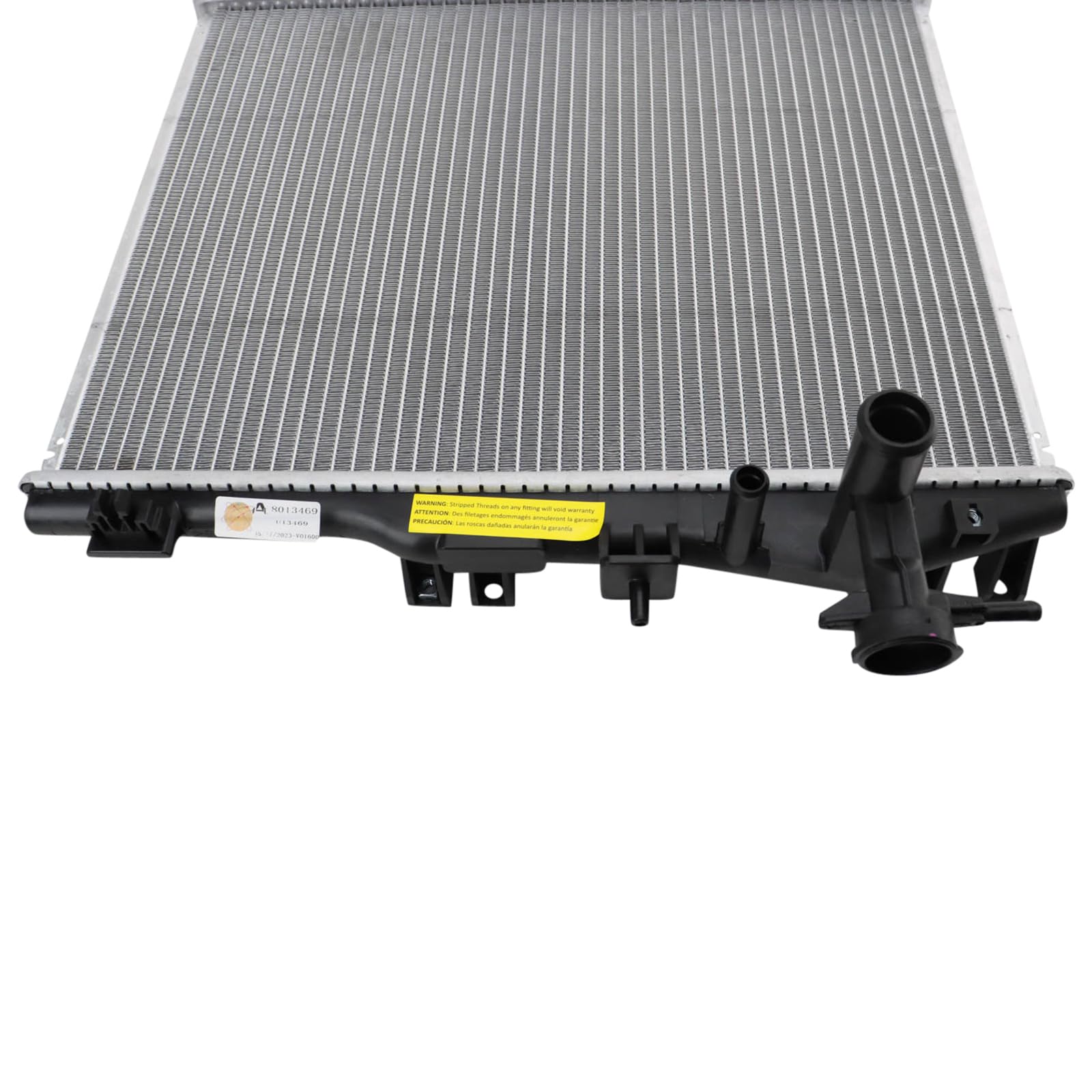 TRQ Radiator Assembly Aluminum Core for 2014-2015, 2017-2021 Mitsubishi Mirage G4 1.2L CVT - Model RDA86943