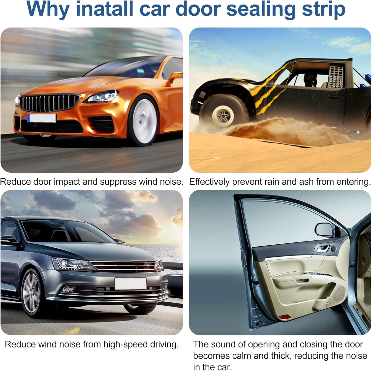 Automotive Door Weather Stripping 30Ft Car Door Rubber Edge Trim Seal Strip Gasket With Side Bulb For Car Bus Camper Boat Rv Tru