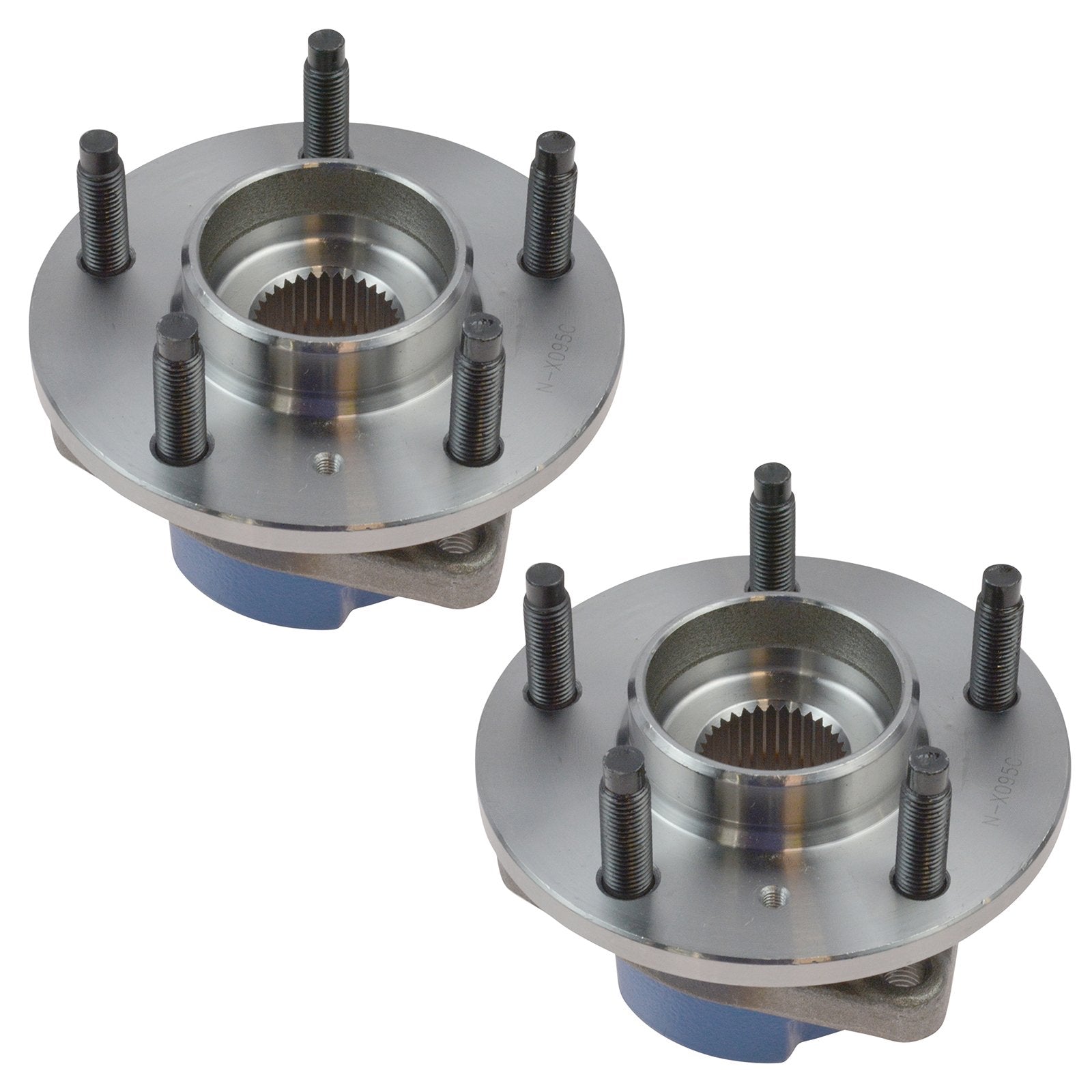 Trq Front Wheel Hub & Bearing Assembly Pair Set For Buick Chevy Pontiac