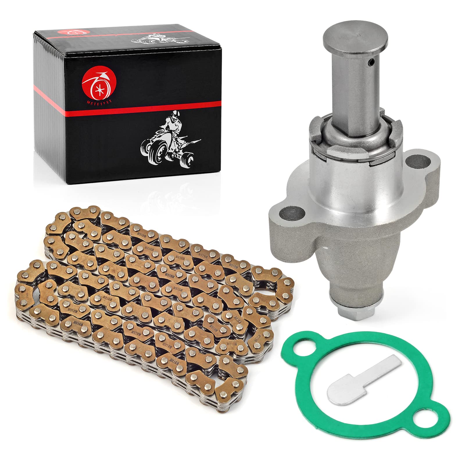 Cam Timing Chain 118L & Lifter Tensioner W/Gasket For Yamaha YFZ450 YFZ450X YFZ450R WR450F YZ450F 2003-2011