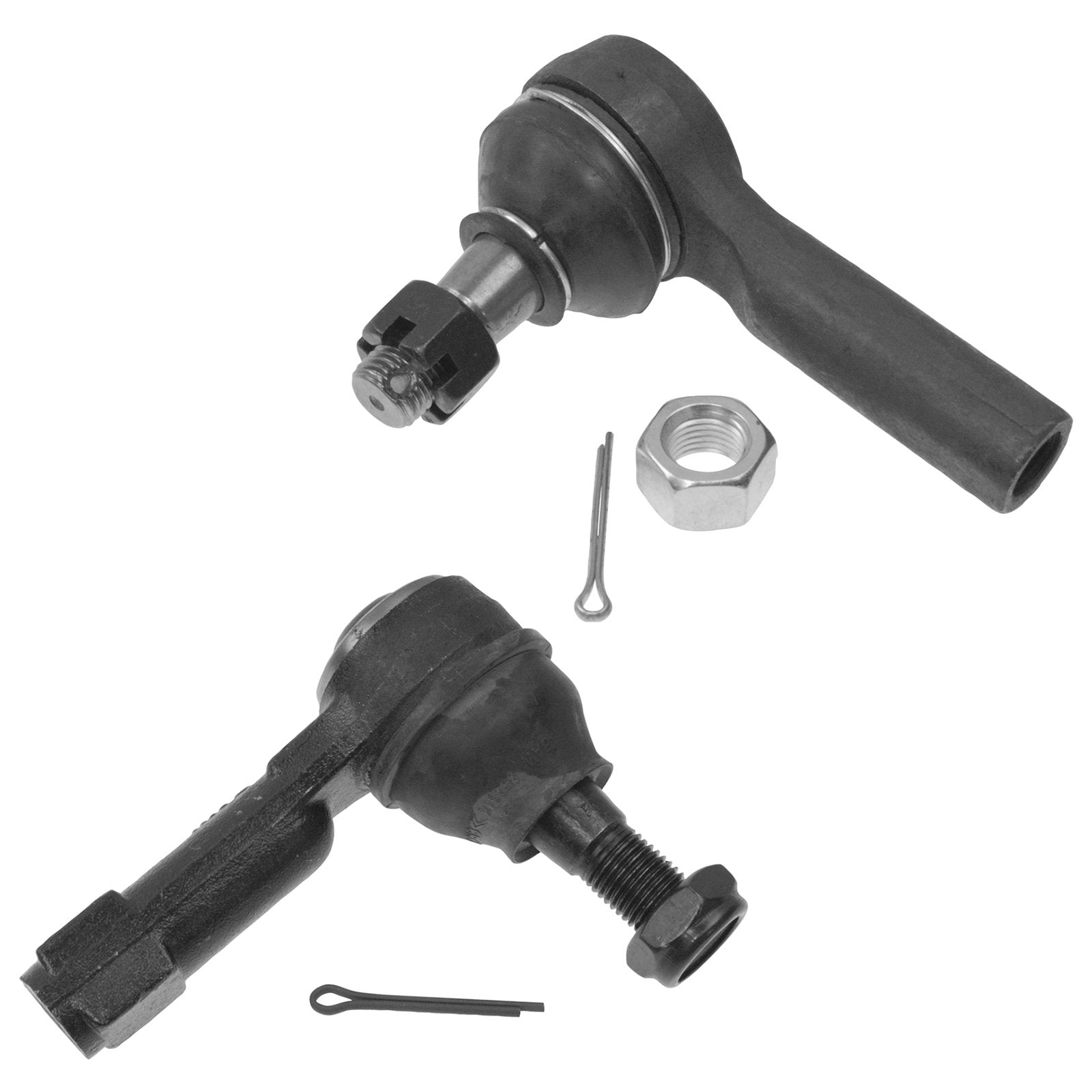 TRQ Front Inner and Outer Tie Rod Set Compatible with 1998-2004 Nissan Frontier 2000-2004 Xterra