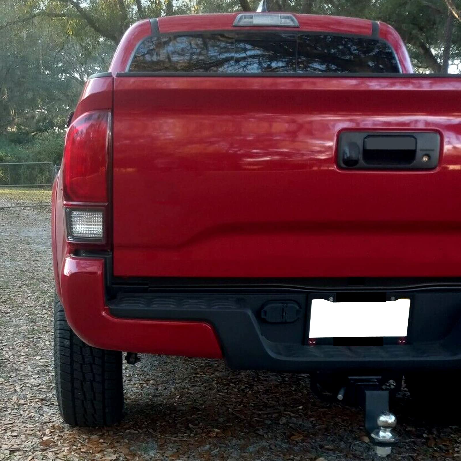 HECASA Rear Bumper Outer Extension Bracket Driver Side LH, Plastic, Black, Compatible with Tacoma 2016-2022, Model MO-515