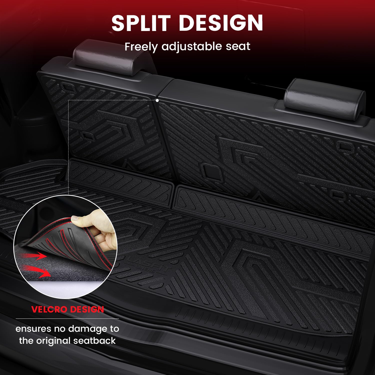 Lasfit Floor Mats&Trunk Mat For Toyota Highlander 2014-2019(Not For Hybrid), All Weather Tpe Mats Floor Liner For Highlander Le/