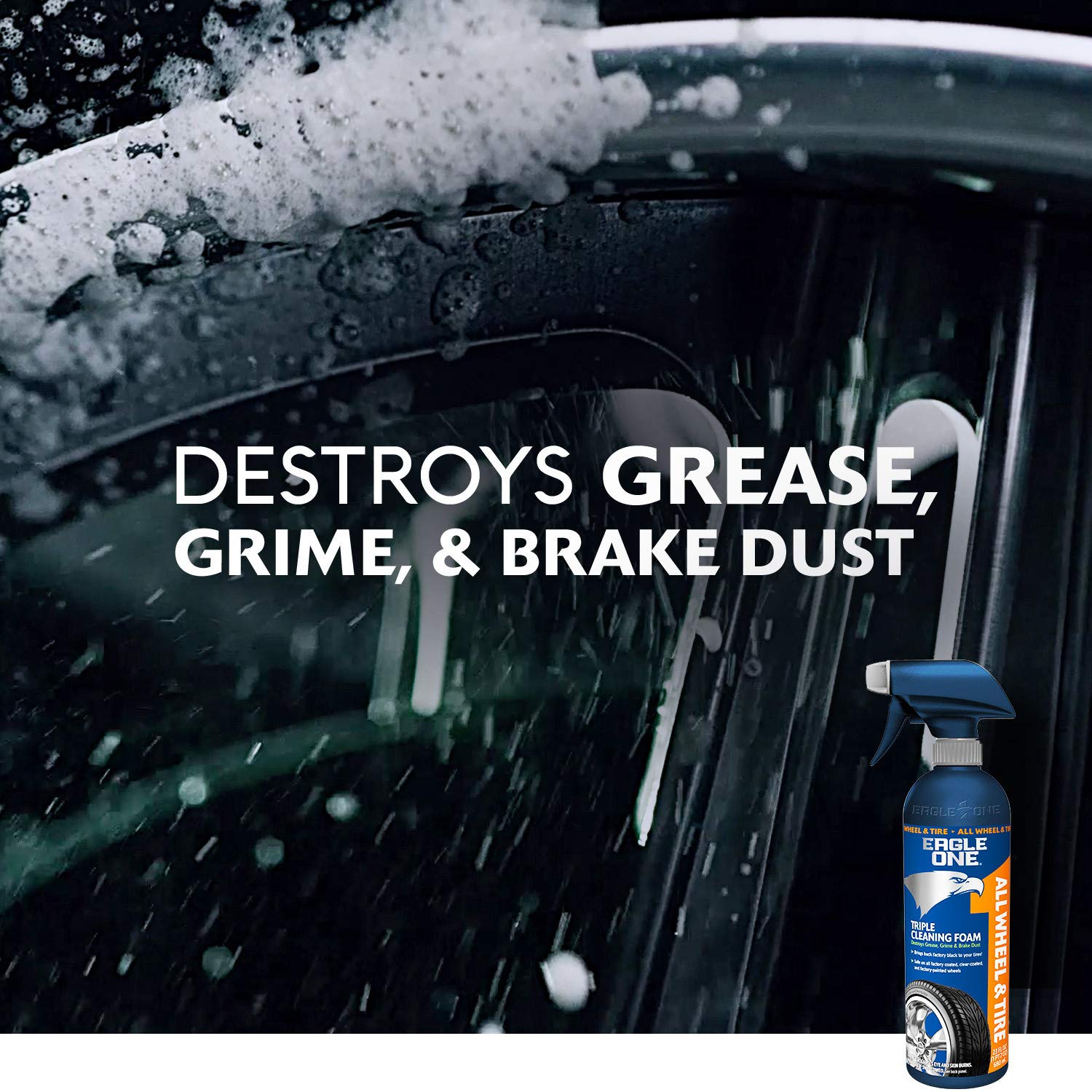 Eagle One All Wheel & Tire Cleaning Foam Spray - 23 Fl Oz, Model E301454600