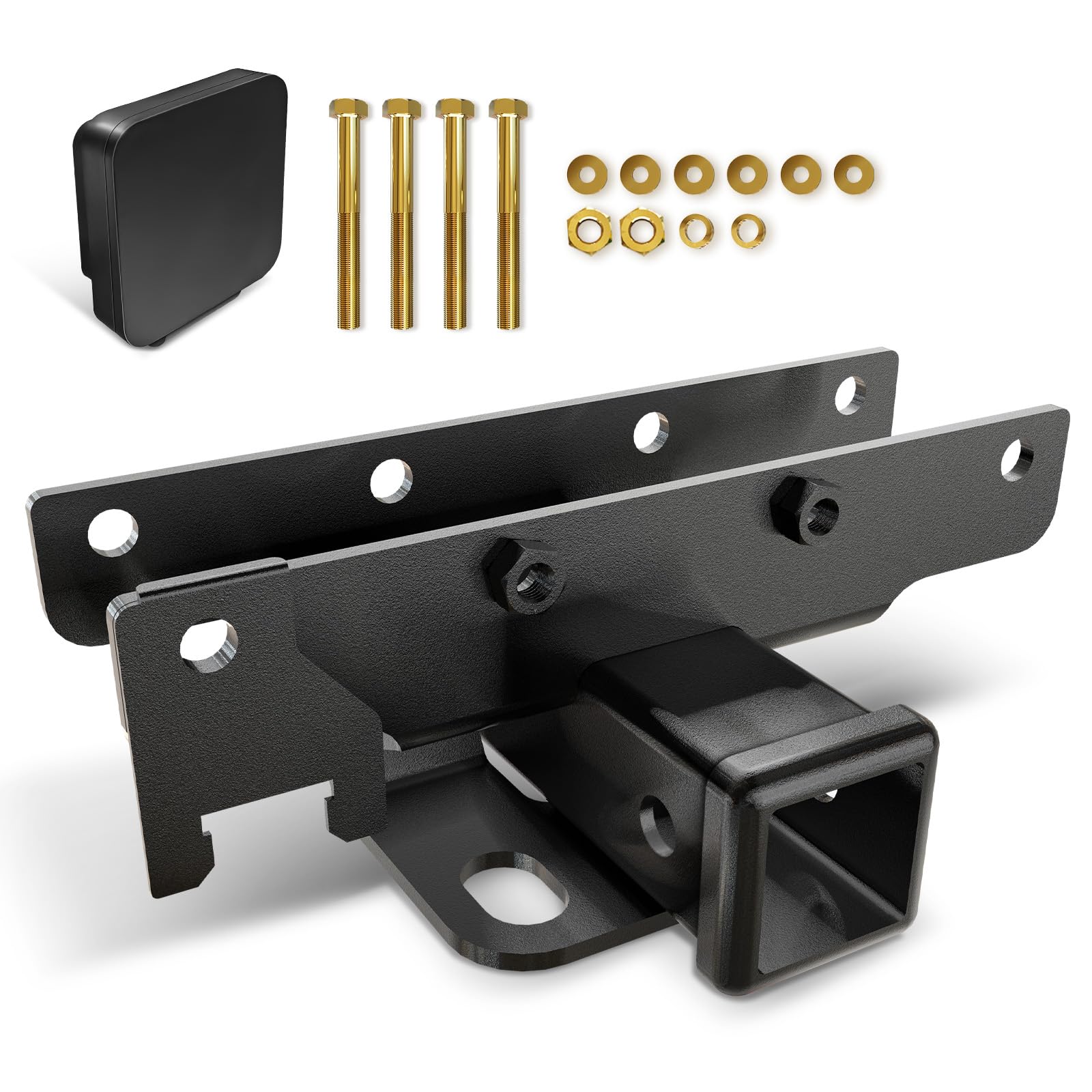 Yzona For Jeep Wrangler Tow Hitch Trailer Kit Compatible With 2018 2019 2020 2021 2022 2023 2024 Jeep Wrangler Jl Jlu Hitch Rece