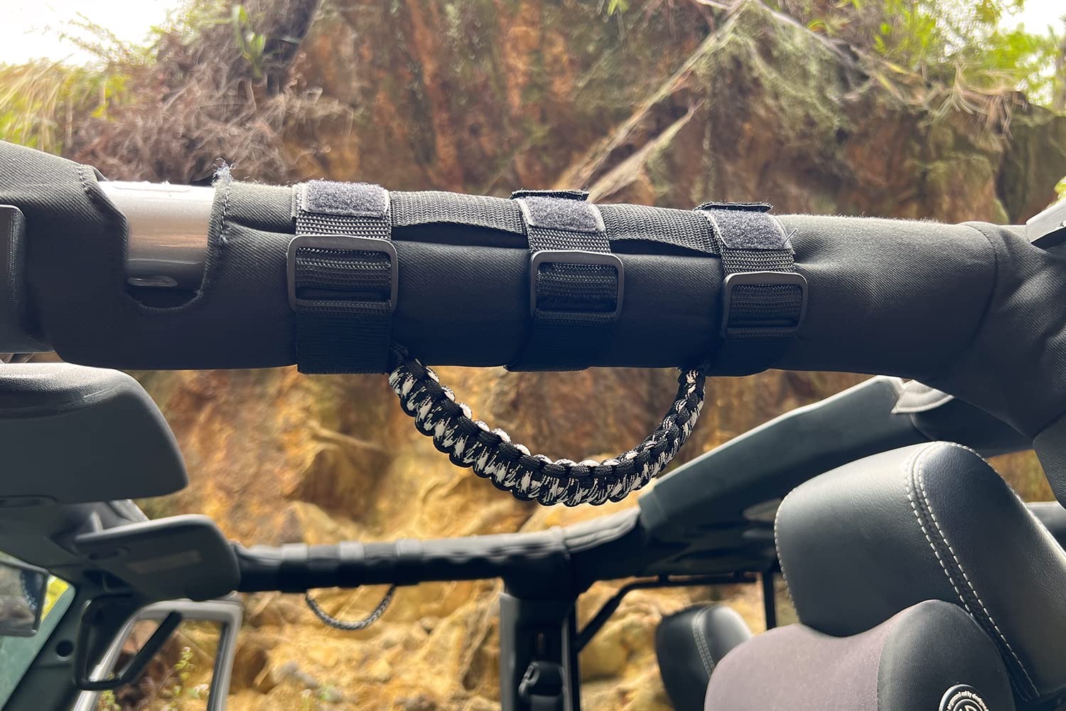 Rdfun 2 X Roll Bar Grab Handles Grip Handle For Jeep Wrangler Yj Tj Jk Jku Jl Jlu Sahara Rubicon X Sports Freedom & Unlimited 19