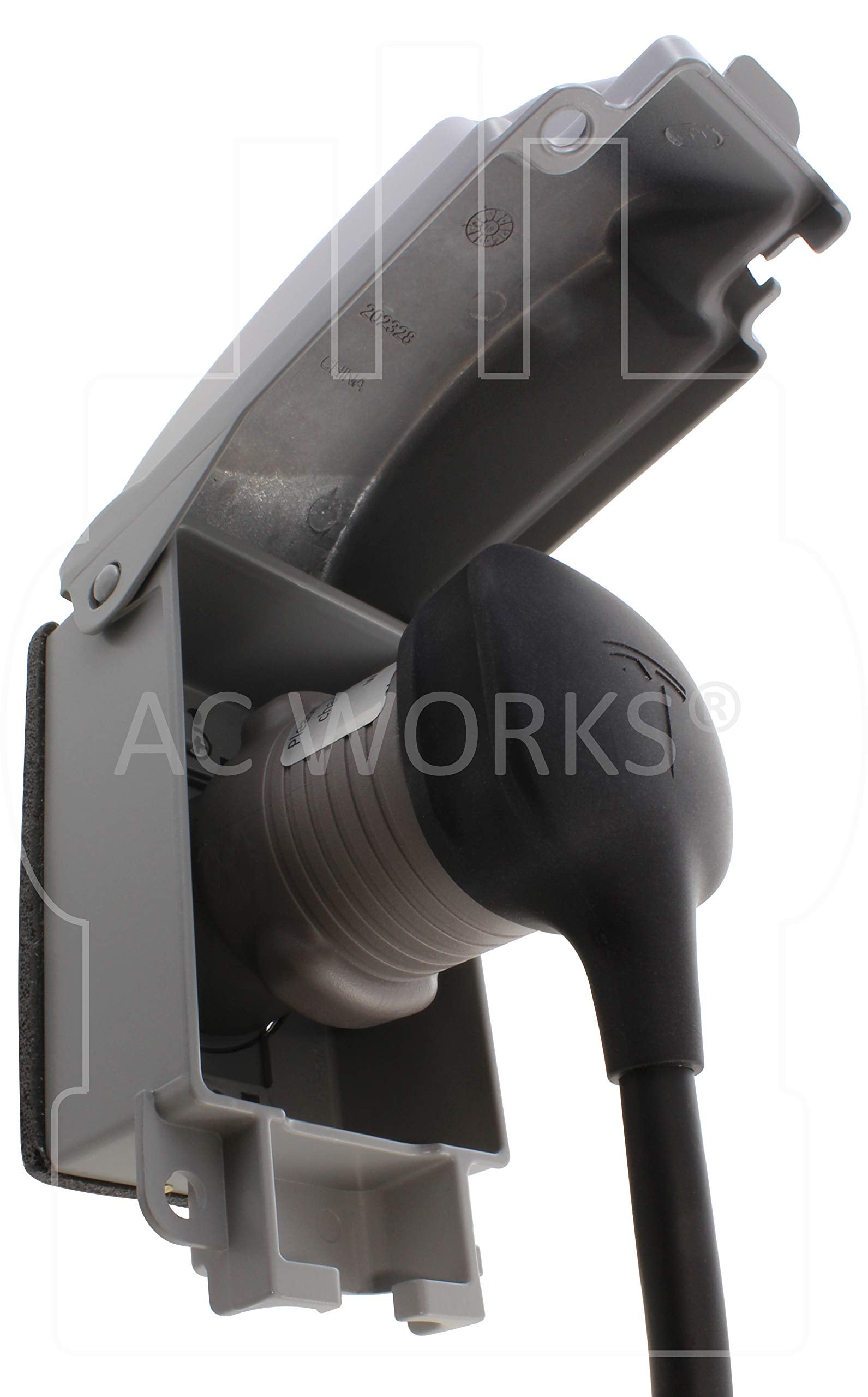 Ac Works Ev Charging Adapter For Tesla Use (L6-20 20A 250V 3-Prong To Tesla- Straight)