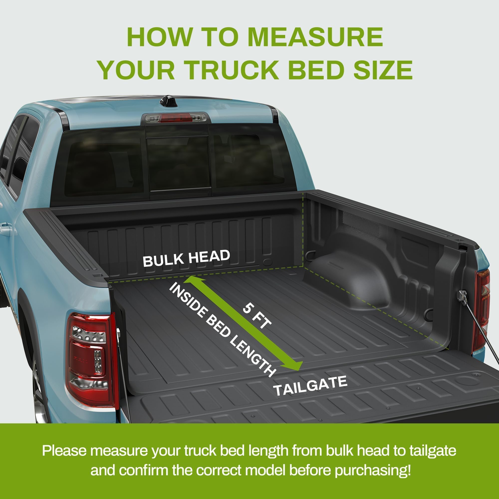 Autosaver88 Soft Roll Up Truck Bed Tonneau Cover Compatible With 2016-2023 Toyota Tacoma (Excl. Trail Edition) 6Ft Bed With Deck