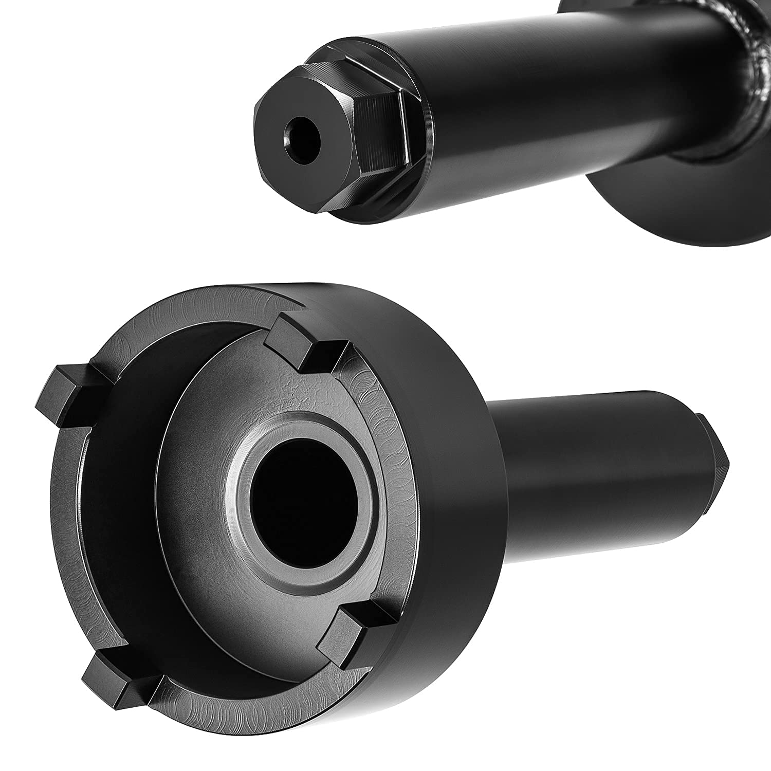 Hihitomorrow Bearing Carrier Retainer Ring Nut Wrench Tool for Mercruiser Alpha II, Bravo I, Alloy Steel, Black, Model 9161069DGBS