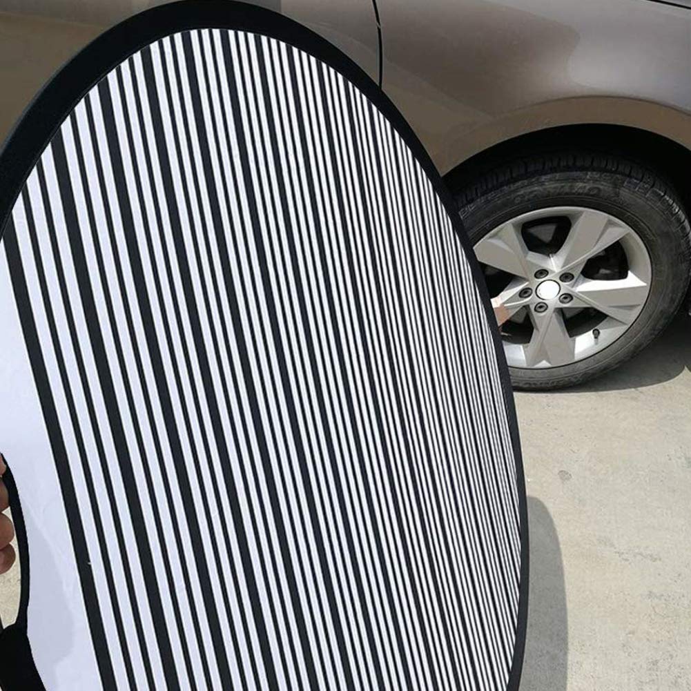 Tingao 80Cm Striped Reflector Car Line Board Foldable Reflector Board Light Reflector Dent Repair