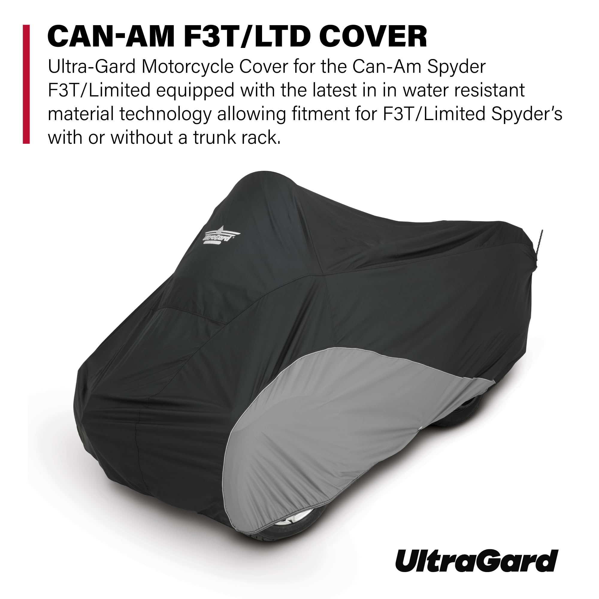 Ultragard Canam Spyder F3-T/Ltd Full Cover With Windshield Liner & Exhaust Heat Shield - Durable Polyurethane Coated, Reflective
