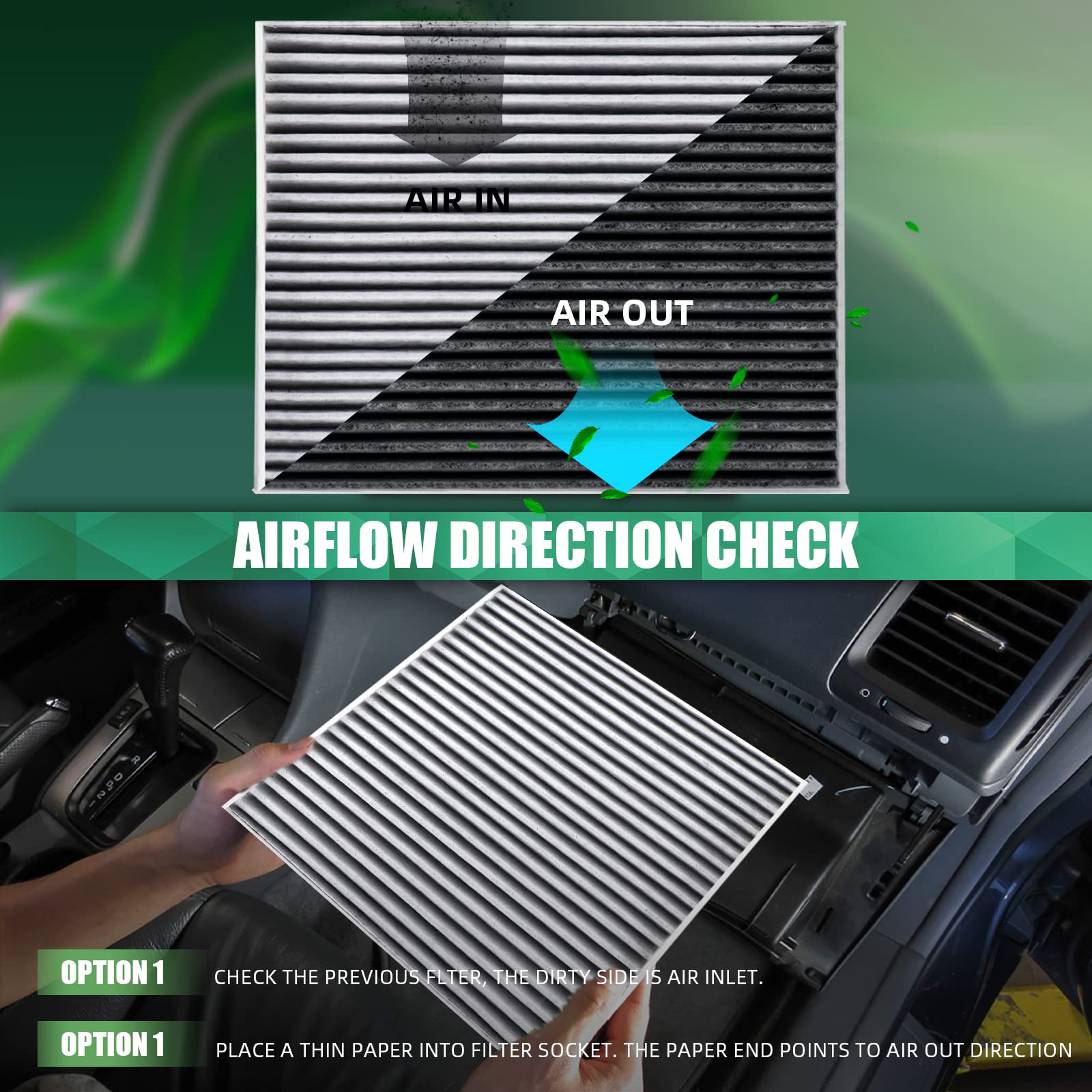 Karcoca Cf11671 Premium Cabin Air Filter With Activated Carbon Compatible With Mazda Cx-7 Ram 1500 2500 3500 2016 2017 2018 2019