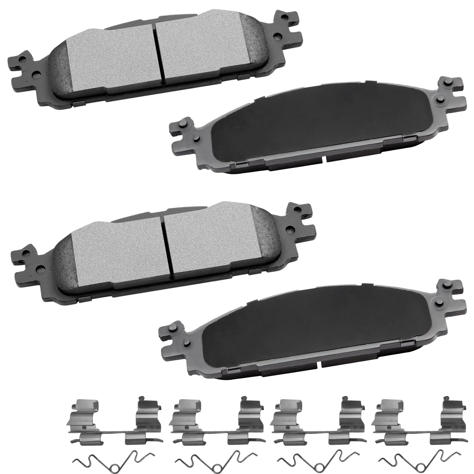 Cciyu D1508 4Pcs Front Ceramic Brake Pads Kits 2011-2019 For Ford Explorer,2009-2019 For Ford Flex,2011-2019 For Ford Taurus,201