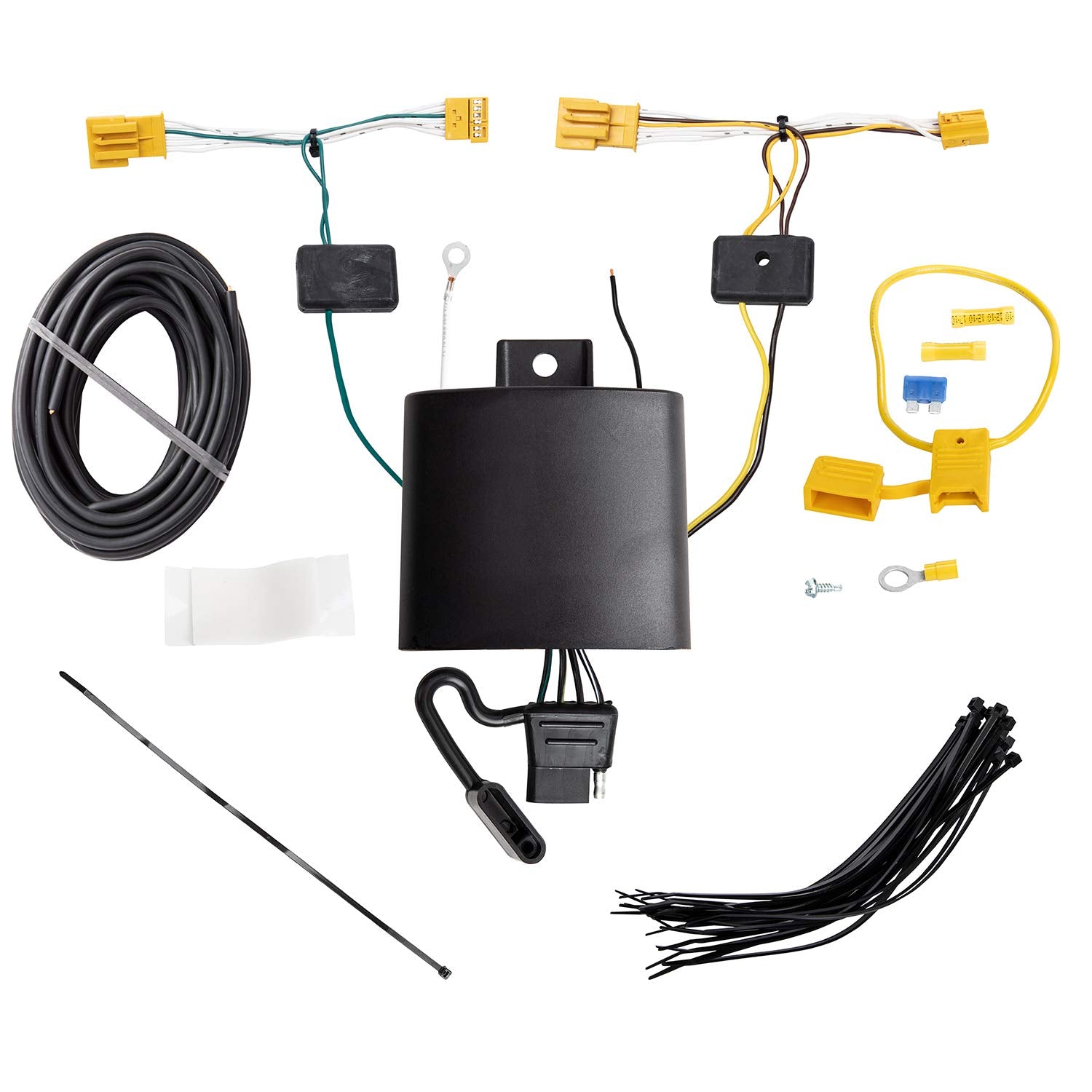 Tekonsha T-One T-Connector Harness, 4-Way Flat, Compatible with Select Mercedes-Benz GLC250, GLC300, GLC350e, GLC43 AMG, GLC63 A