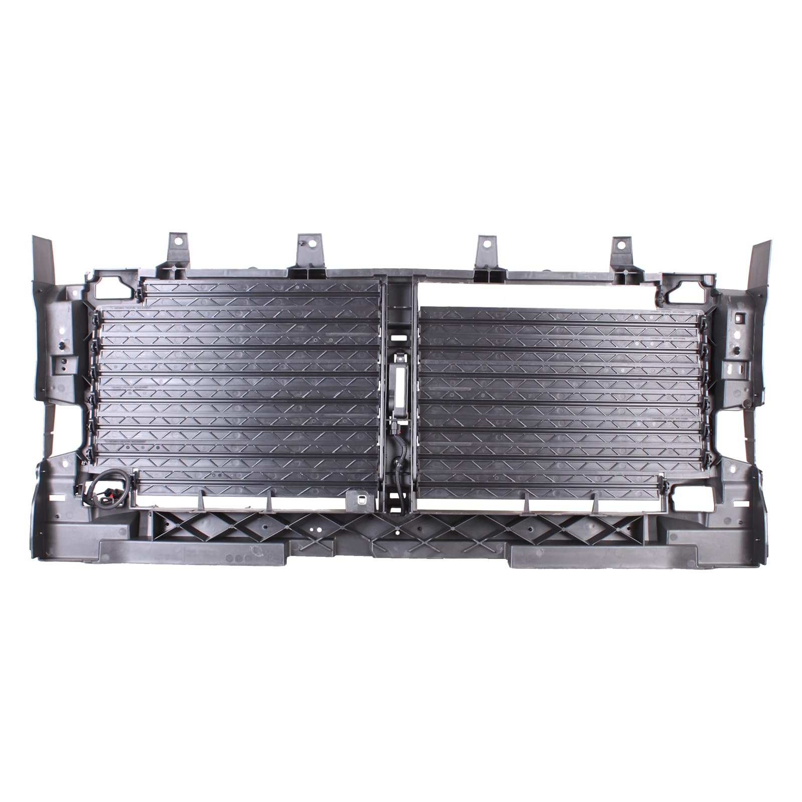 Torcia TYG Upper Active Grille Shutter Assembly for 2019-2022 Chevy Silverado 1500, CAPA Certified, Black, Model GM1206108