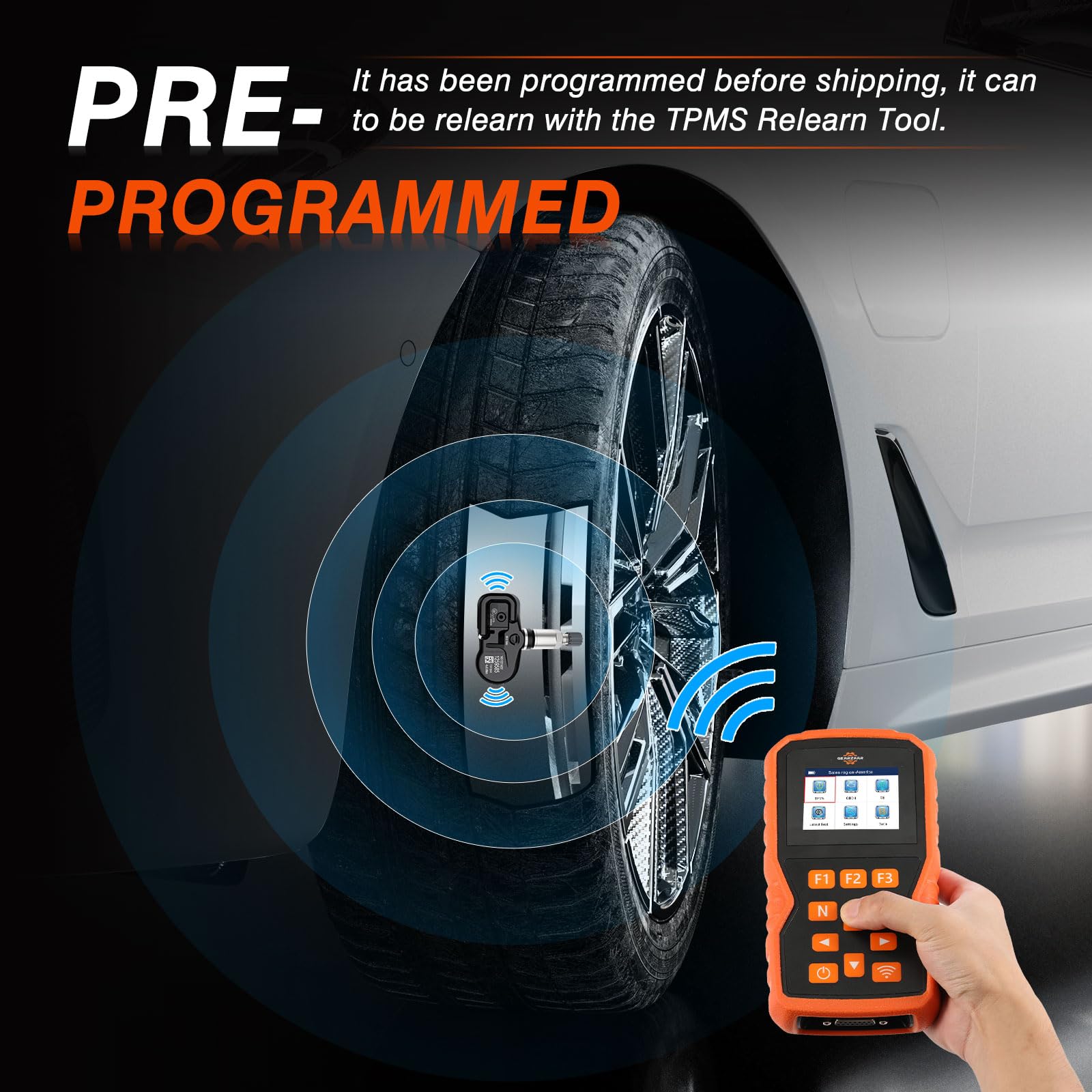 TPMS Tire Pressure Monitoring Sensor Fit for Toyota 4Runner Corolla Highlander Land Cruiser Tundra Tacoma FJ Cruiser, Lexus GS35