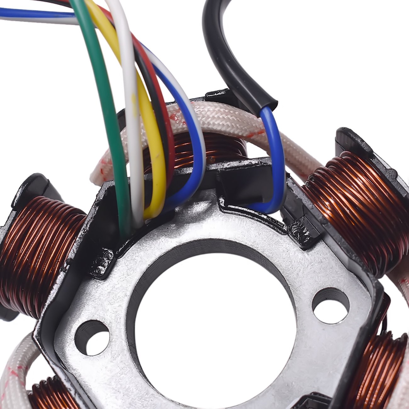 6-Coil 5 Wires Pole Magneto Flywheel Stator For 50Cc 90Cc 110Cc 125Cc Pit Quad Dirt Bike Atv Buggy