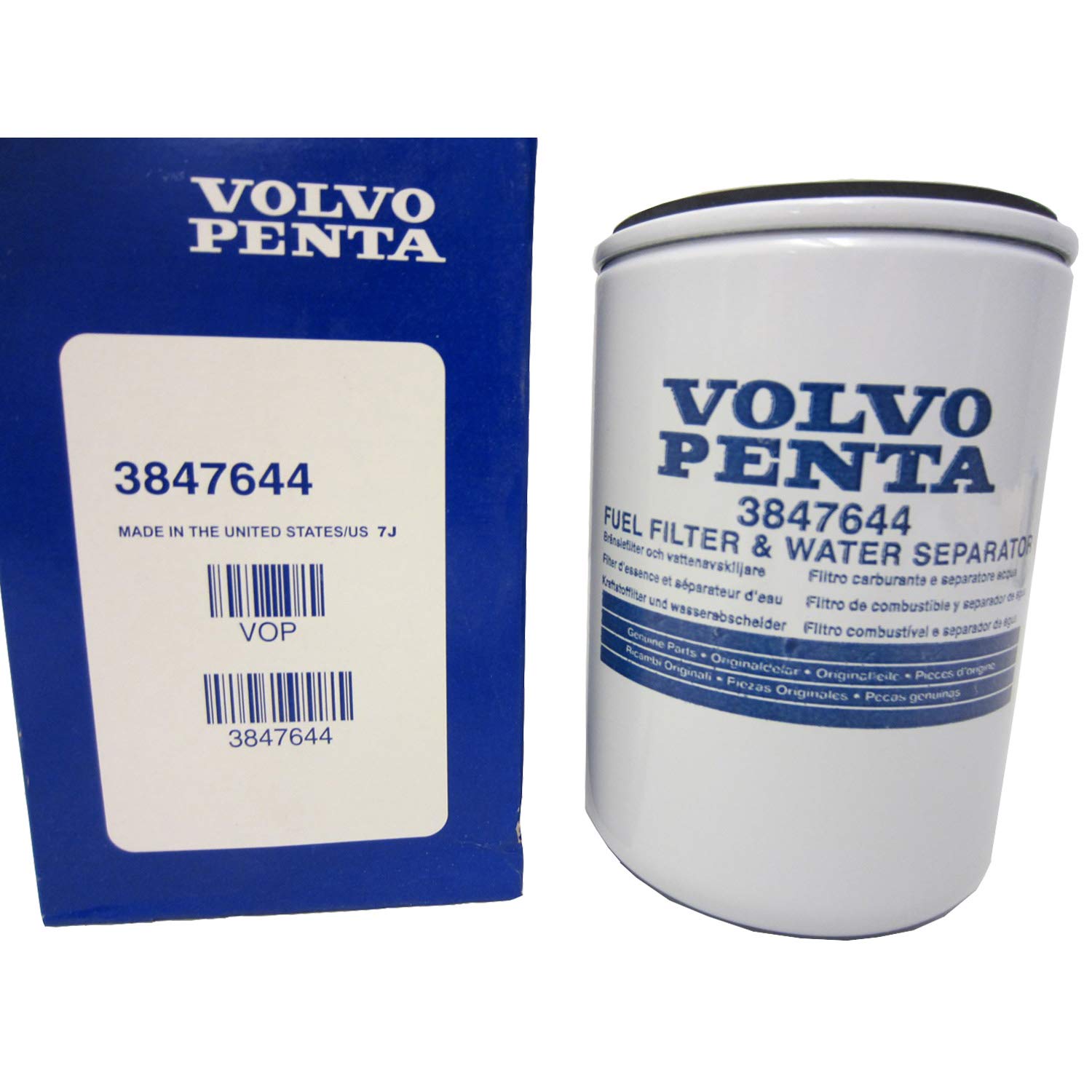Oem Volvo Penta Marine Engine Fuel Filter & Water Separator 3847644