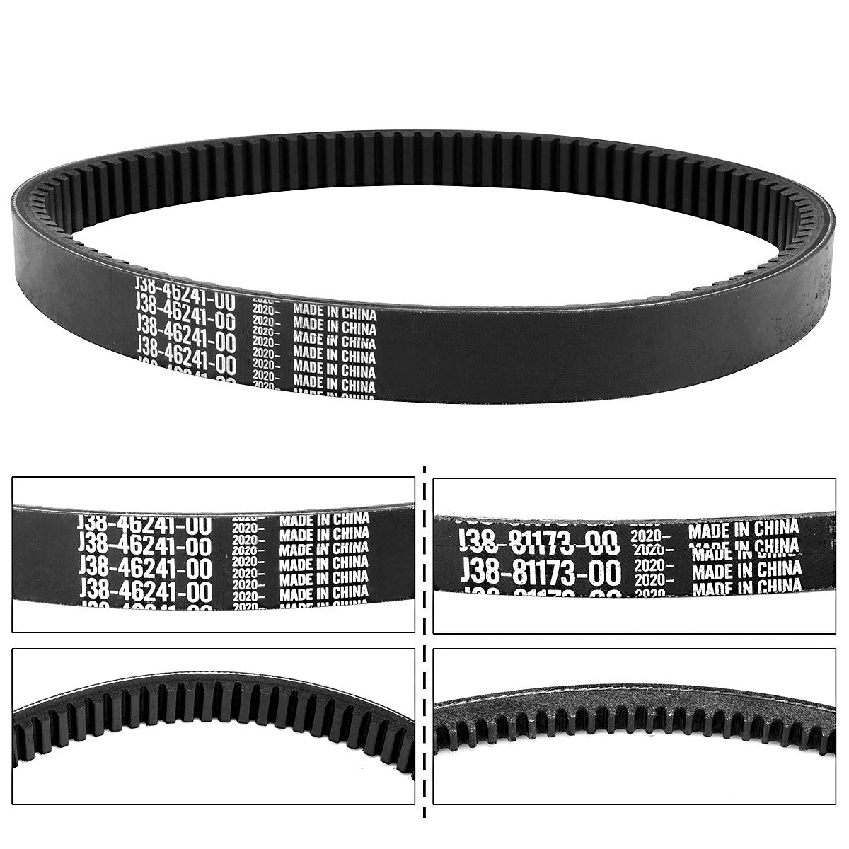 Roykaw Golf Cart Drive & Starter Generator Belt Compatible With Yamaha G2-G29 4-Cycle J55-G6241-00-00, Jn6-H1173-00 G16 To G22 &
