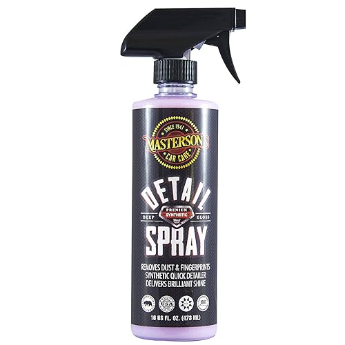 Masterson'S Car Care Mcc_103_128 Detail Spray - Anti Static Sprayable Detailer For Cars, Trucks, Motorcycles, Rv, Apartments - R
