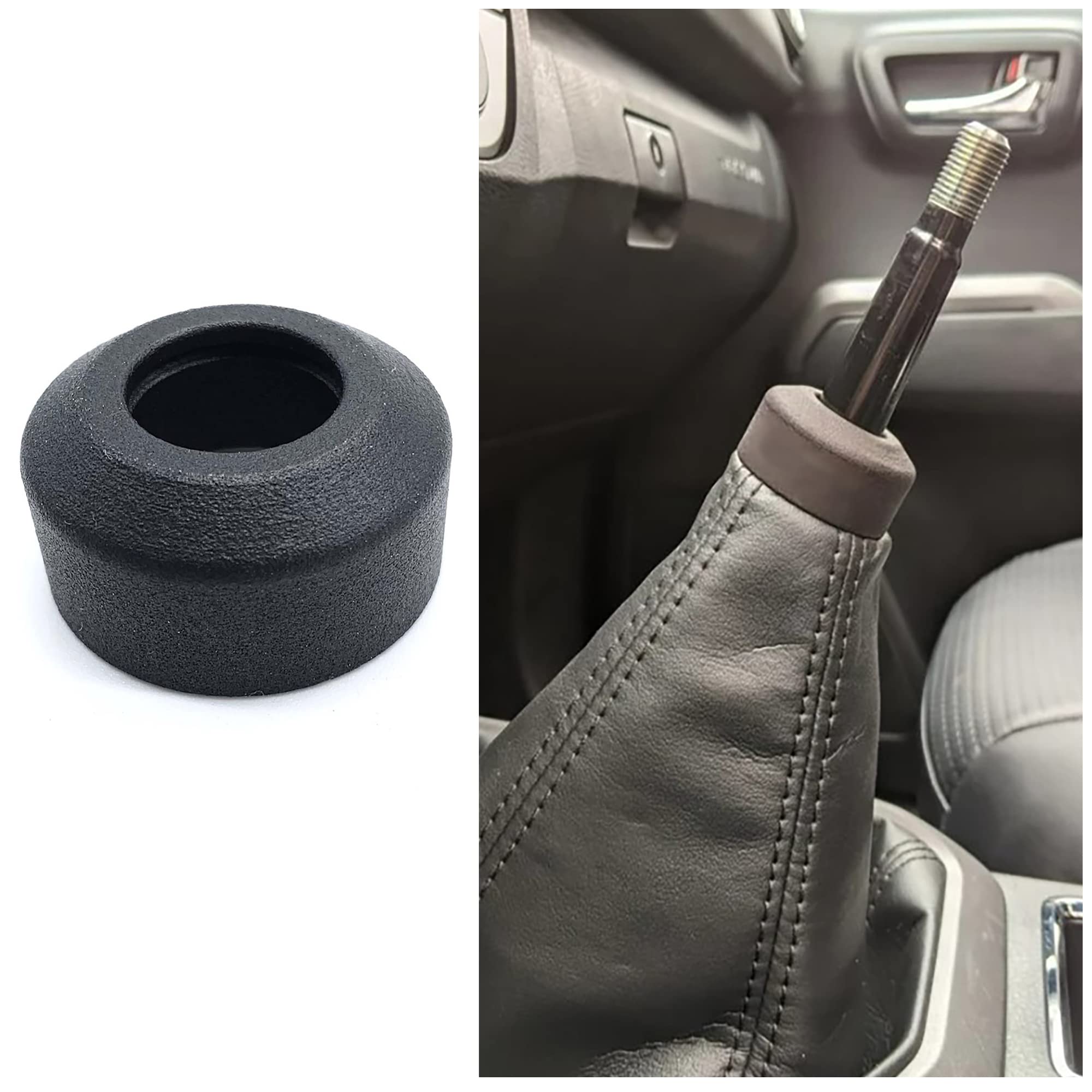 Dubbs Hardware - Tacoma Shift Knob Trim Cover - Allows For Aftermarket Shifter Knob - Interior Gear Shifter Cover For Accessories - Fits Manual 2016+ Tacoma