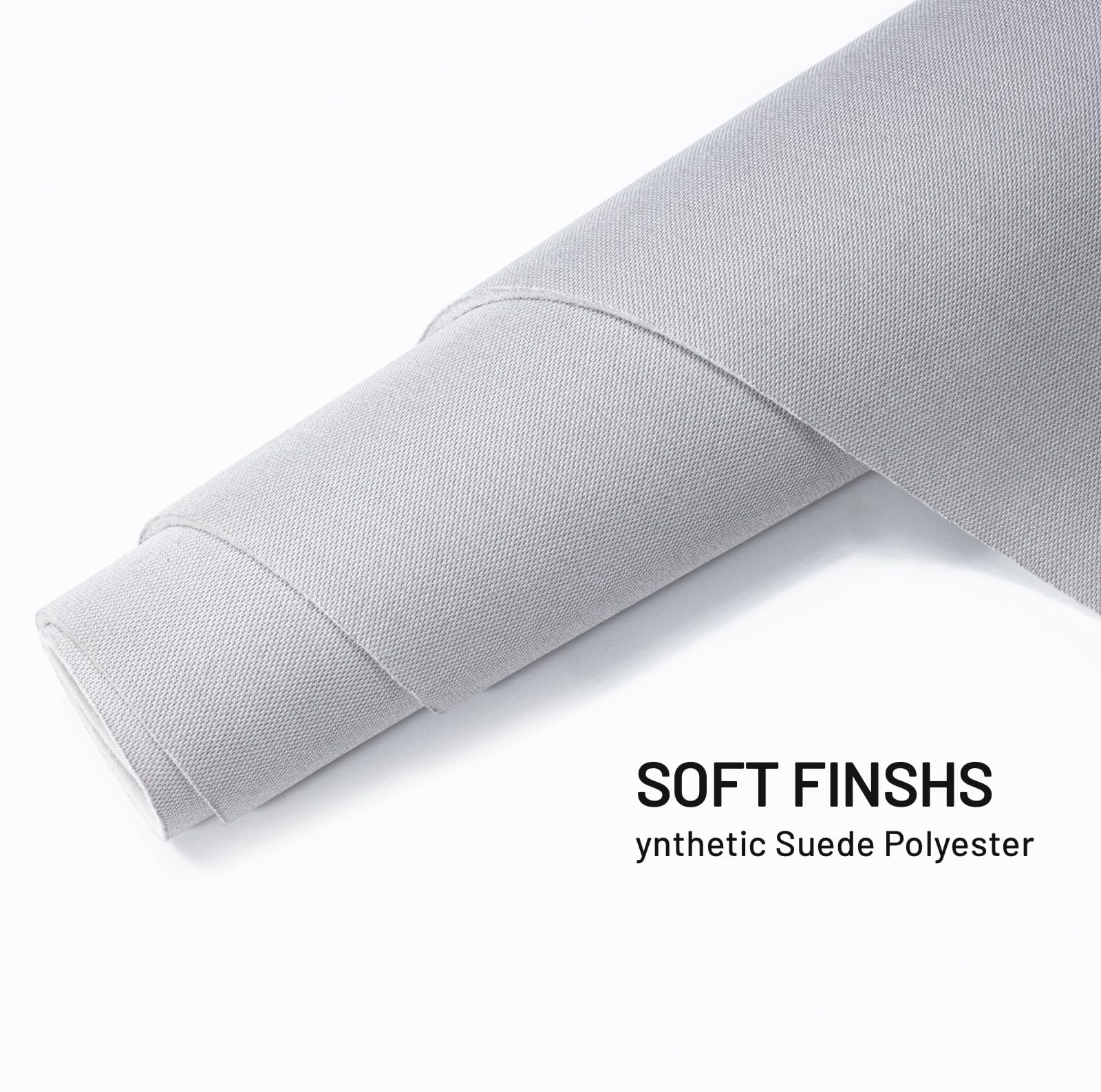 Babnecl Auto Headliner Fabric 96'' L    60'' W Mesh Type with Foam Backing - Tube Packaging - Gray Interior Replacement Material