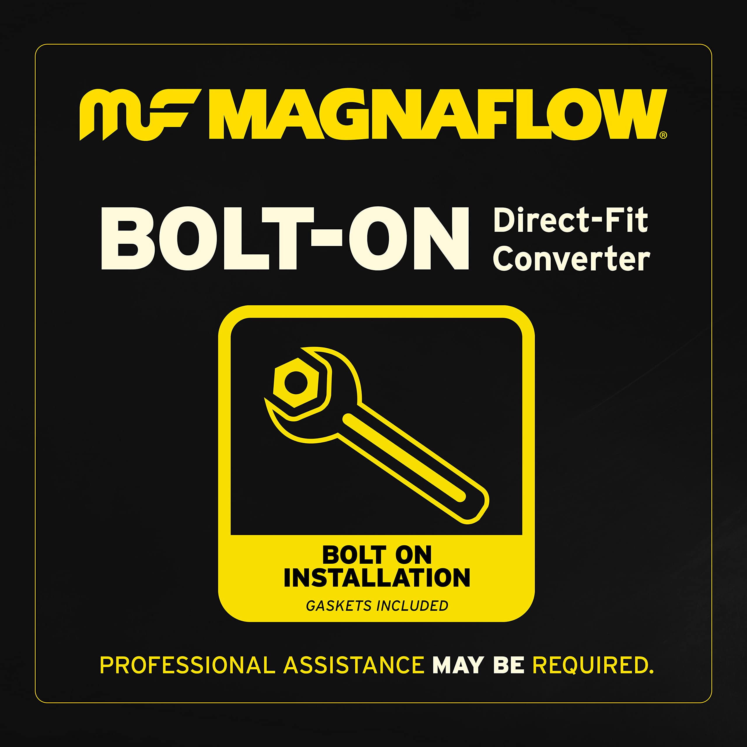 MagnaFlow Catalytic Converter 5531441 - CARB Compliant Stainless Steel Manifold