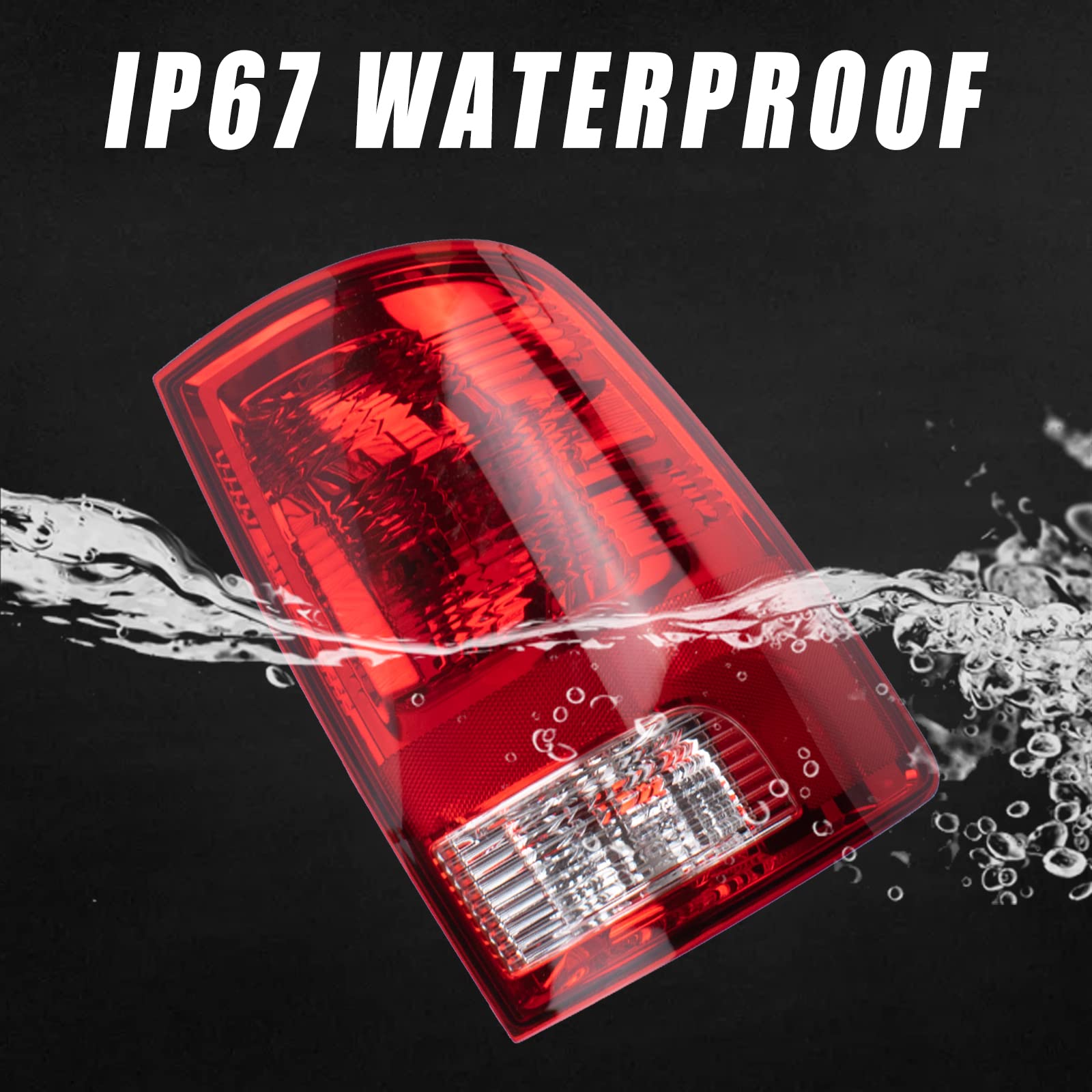 Boine Compatible With 2009-2018 Dodge Ram 1500 2500 3500 Pickup Driver And Passenger Side Tail Light - Bulb Included