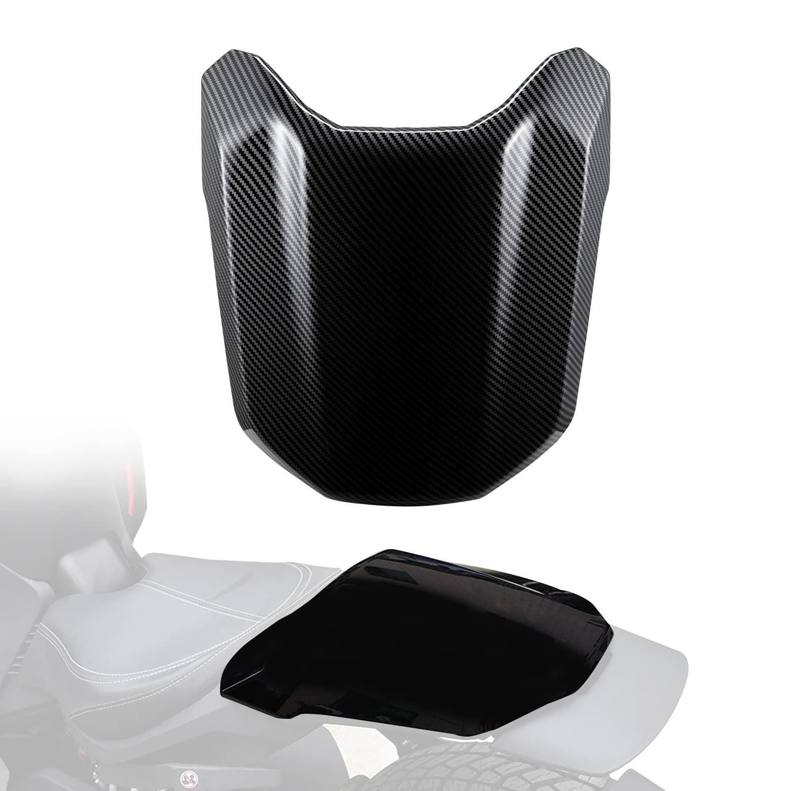 A & Utv Pro Ryker Mono Seat Cowl For Can-Am Ryker, Carbon Fiber Pattern Mono Seat Cowl Cover Kit For Can Am Ryker 600 900 All Models, Replace Oem # 219401001,1Pcs