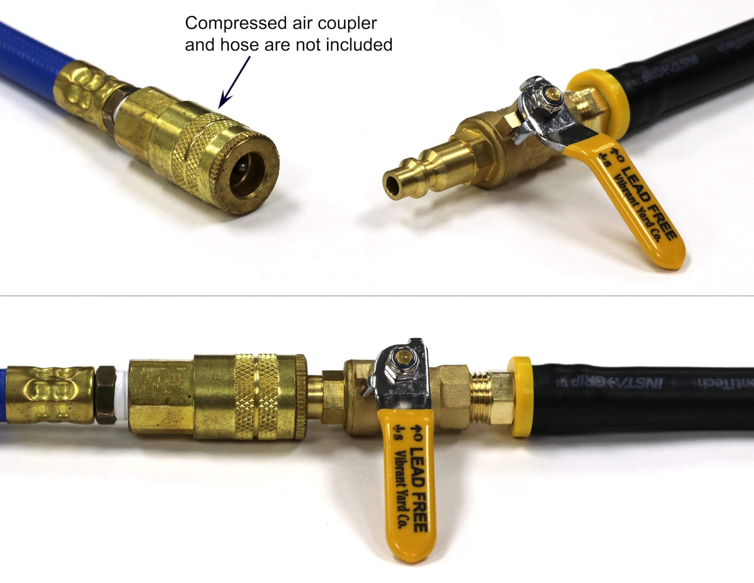 Winterize Rv, Motorhome, Boat, Camper, And Travel Trailer: Air Compressor Quick-Connect Plug To Male Garden Hose Faucet Blow Out