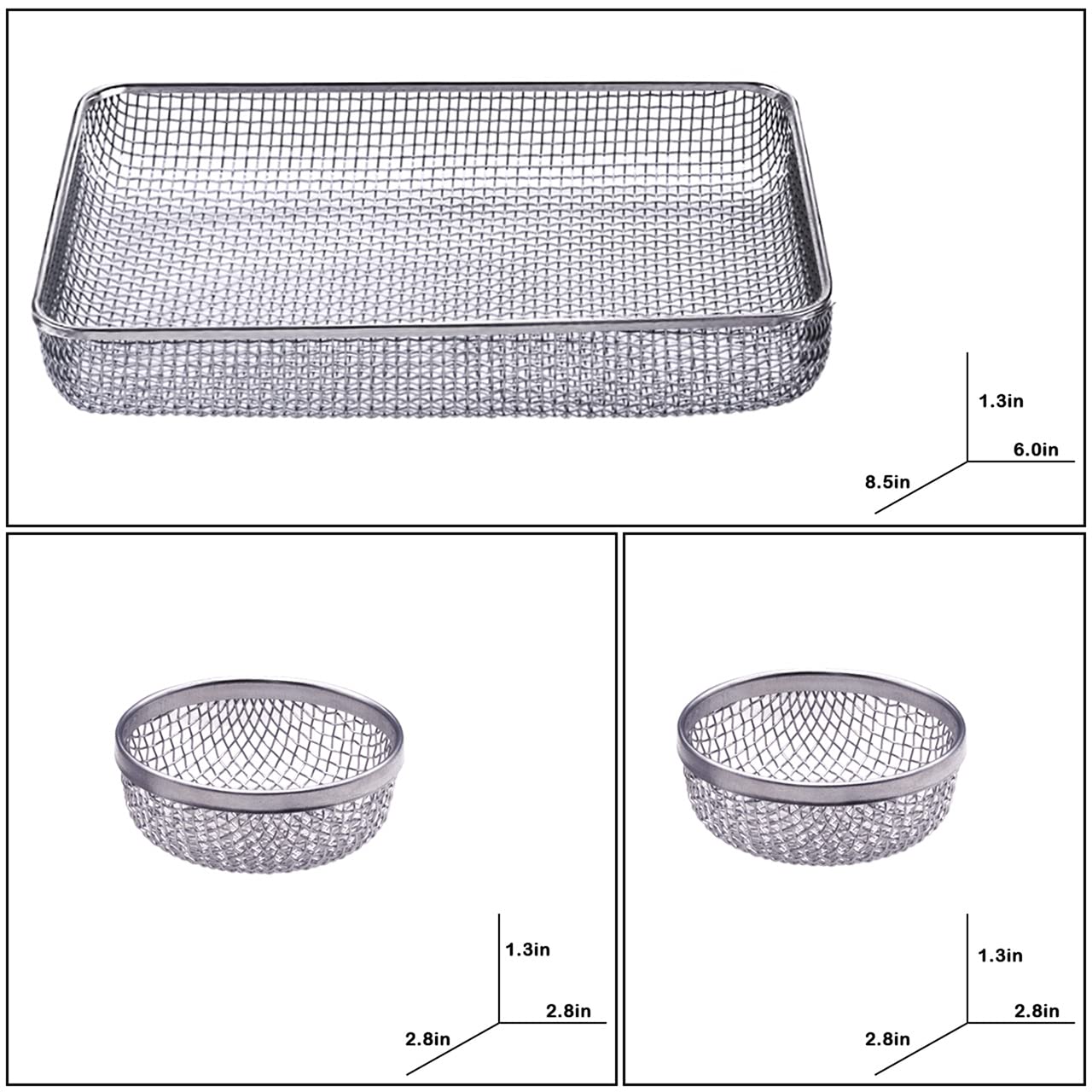 Eazy2Hd 3 Pack Rv Furnace Vent Cover Screens For Rv Water Heater Vent Cover Rv Bug Screen Flying Insect Screen Stainless Steel M