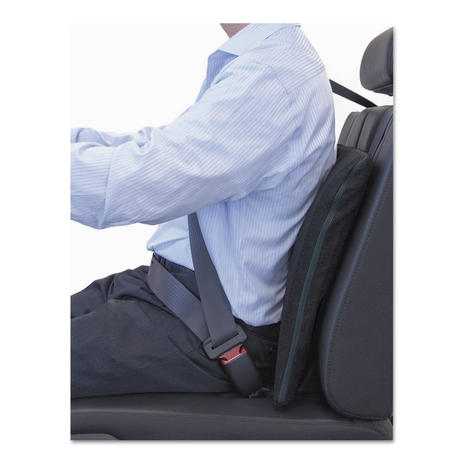 Master Caster 91061 Deluxe Seat/Back Cushion W/Memory Foam, 17W X 2 3/4D X 17 1/2H, Black