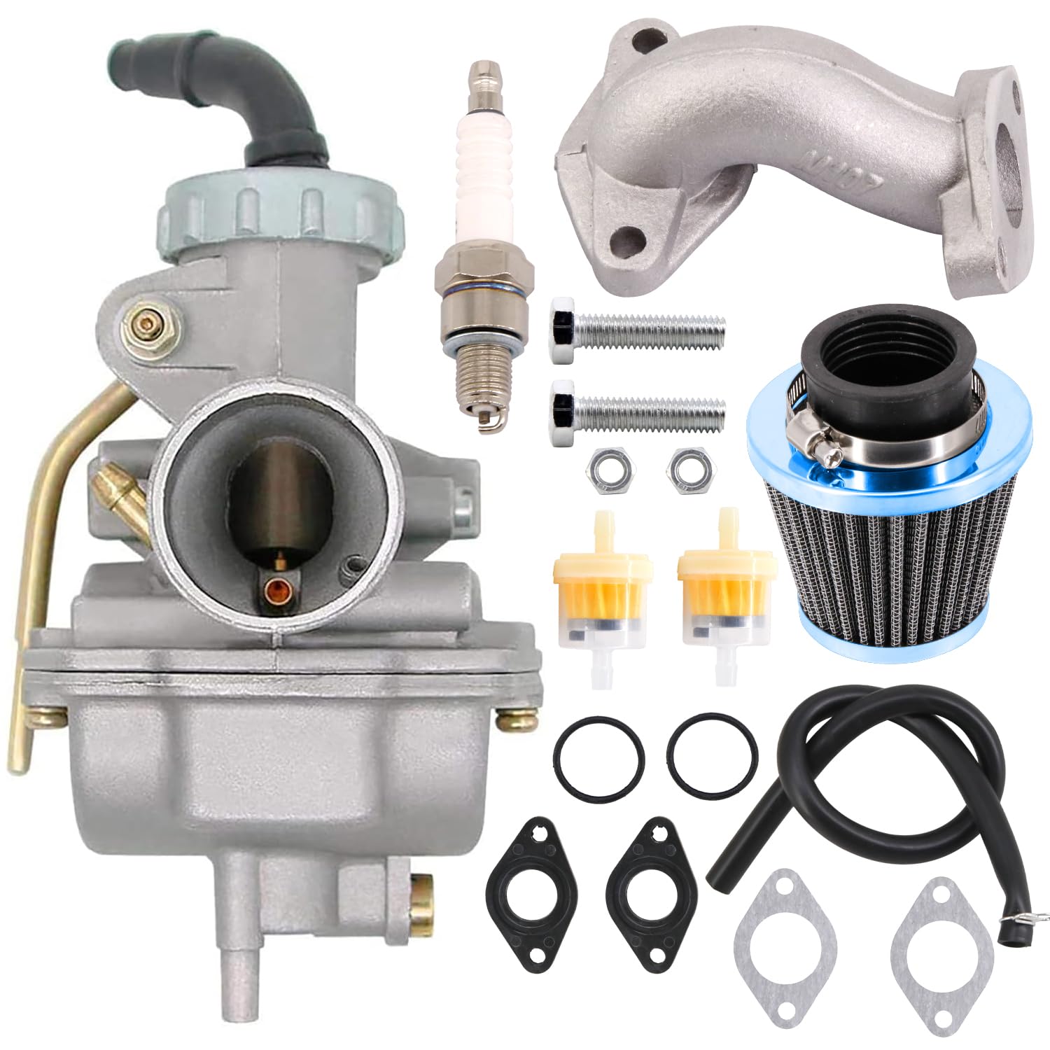 HOOAI PZ20 Carburetor for Kazuma Baja 50cc 70cc 90cc 110cc 125cc TaoTao 110B NST SunL Chinese Quad 4 Stroke ATV 4 Wheeler Go Kar
