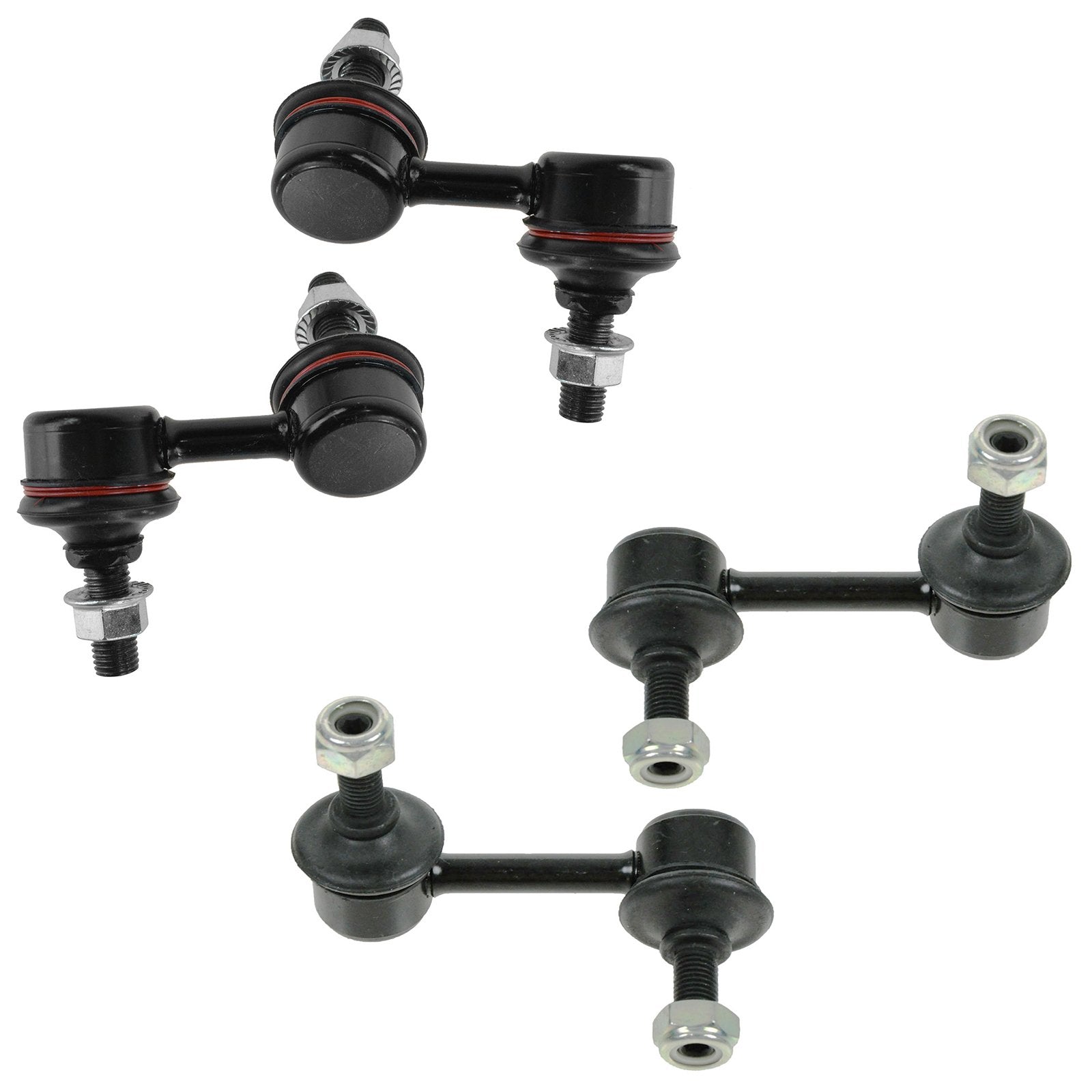Trq Front & Rear Sway Bar Stabilizer Link Set Compatible With 2001-2005 Honda Civic