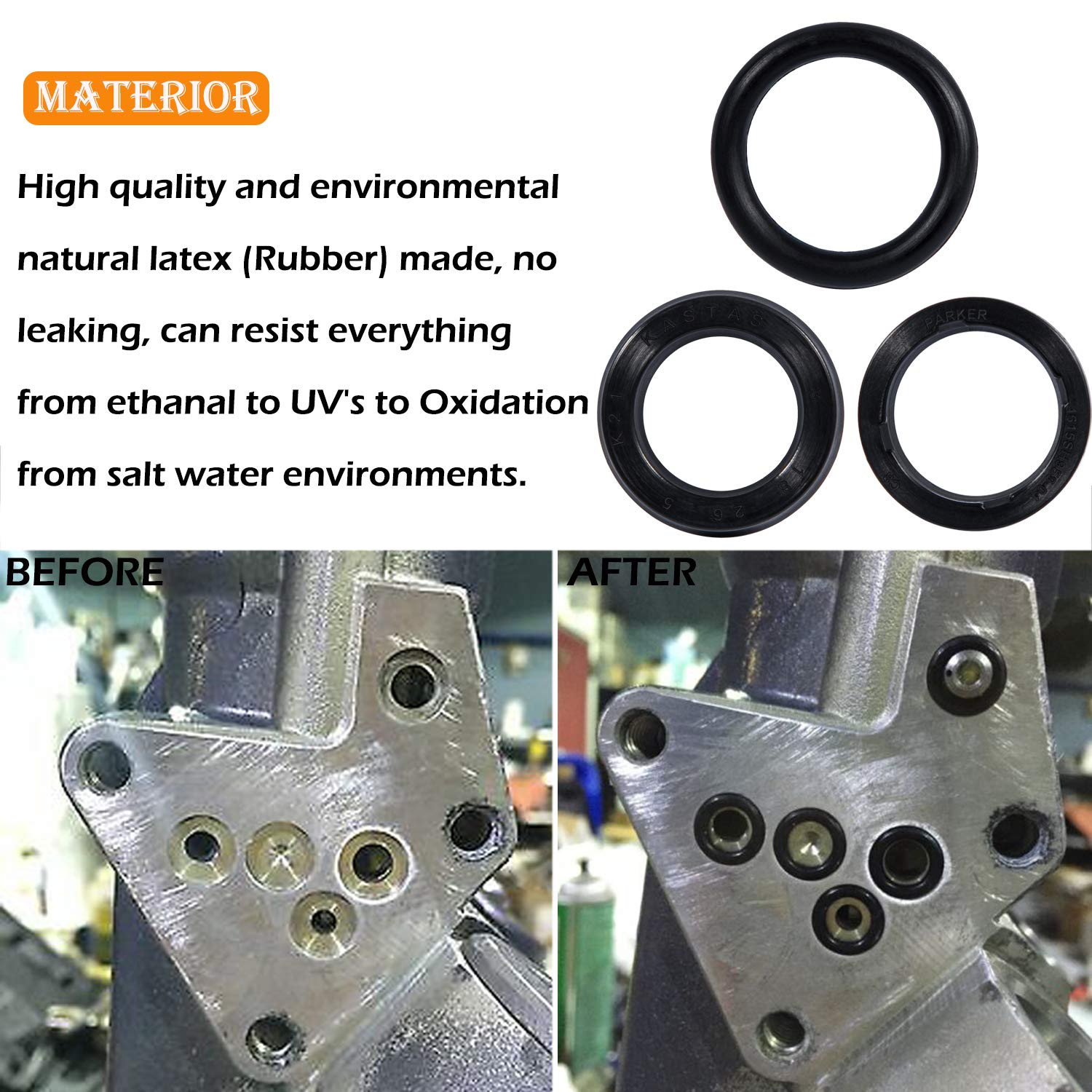 Tilt Trim Seal Kit 1997 & Up 115225Fs Fast Strike Power With More O-Ring For Yamaha Boat Power Units 115Hp 150Hp 175Hp 200Hp (So