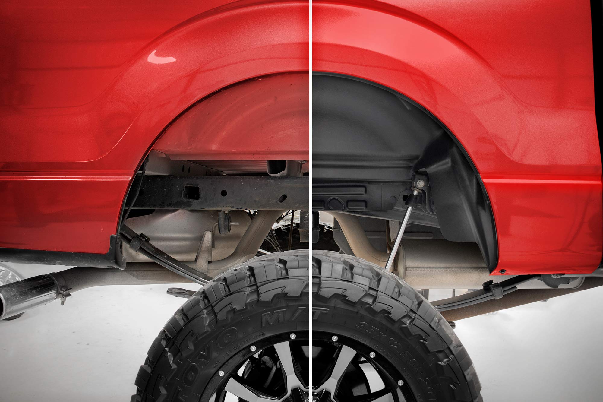 Rough Country Rear Wheel Well Liners for 2009-2016 Super Duty F-250/F-350-4509