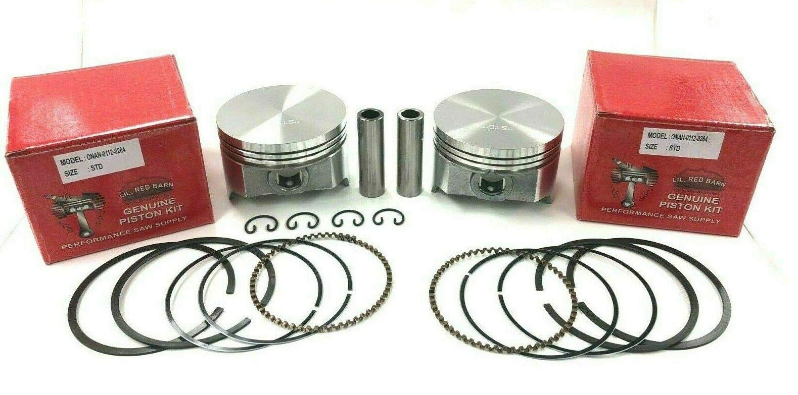 Lil Red Barn Engine Rebuild Kit for Onan Engines - P216 P218 P220 B43 B48 Pistons, Gaskets & Seals, OEM Quality