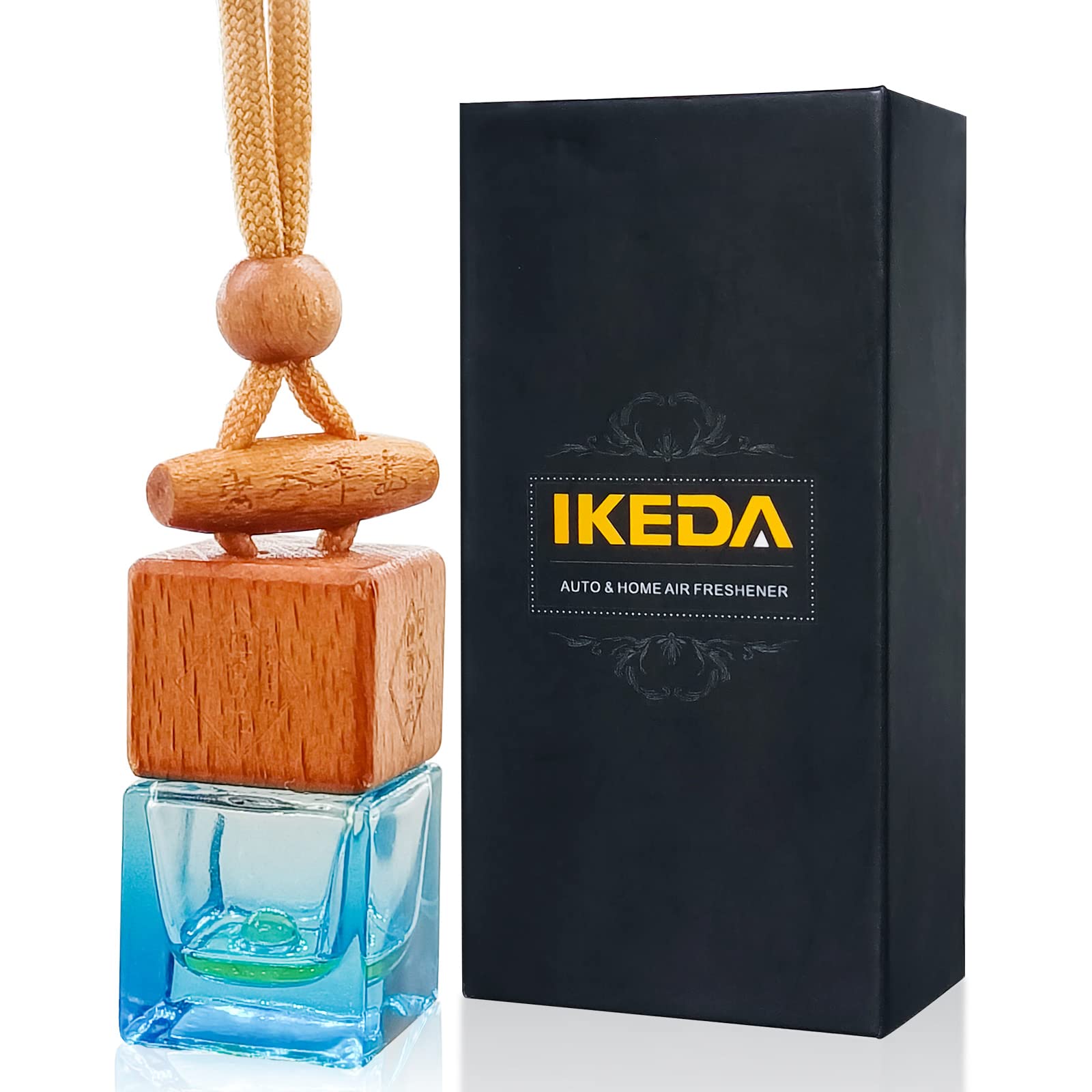 Ikeda Fragrance Car Air Freshener 8Ml Automotive Scents | 45-Days Long-Lasting Keep Fragrance | Auto Hanging Diffuser Bottles |