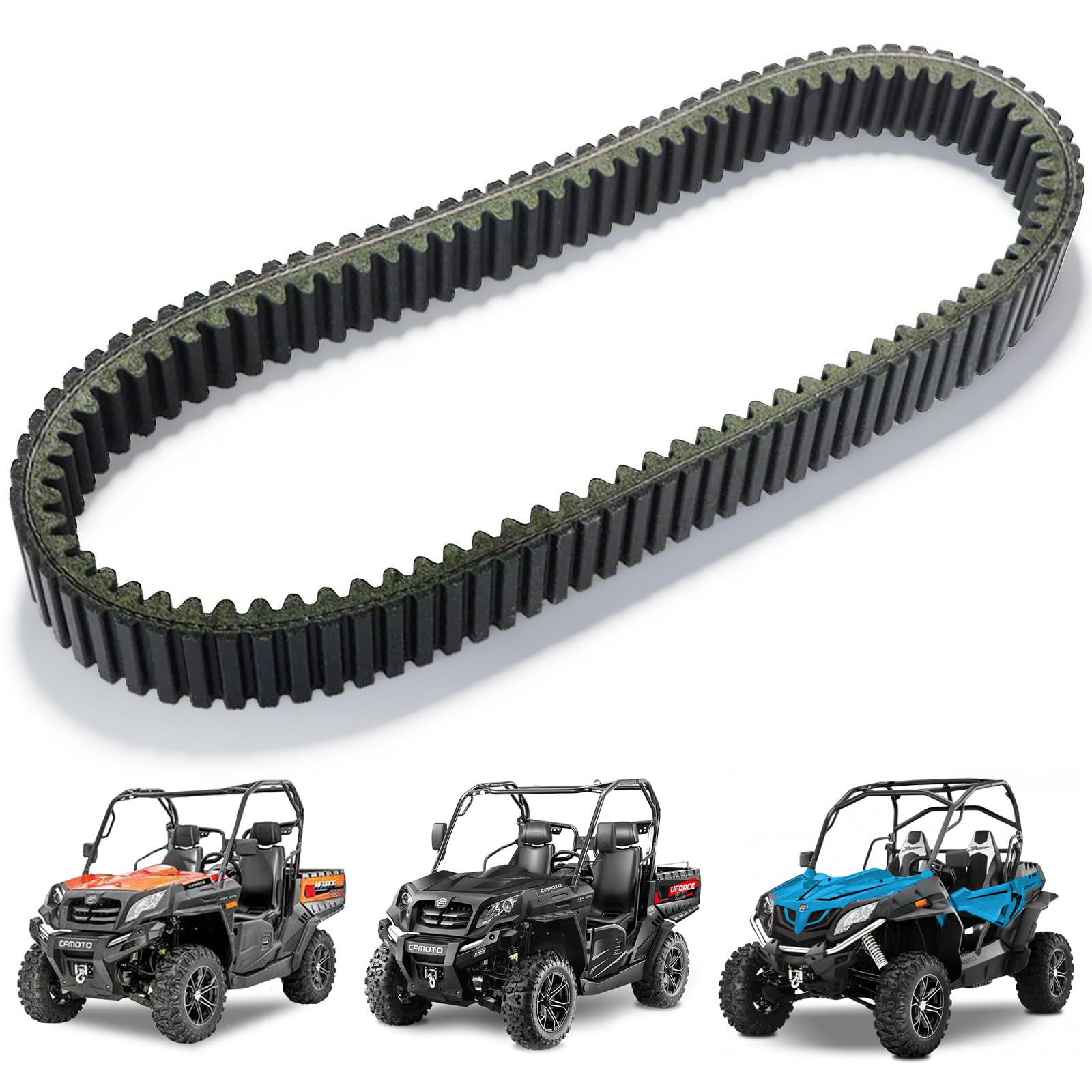 QYMOTO 0800-055000 Upgraded Drive Belt Compatible with CFMOTO UFORCE 800,ZFORCE 800,CFORCE 800 850 XC,Z8,X8 UTV ATV